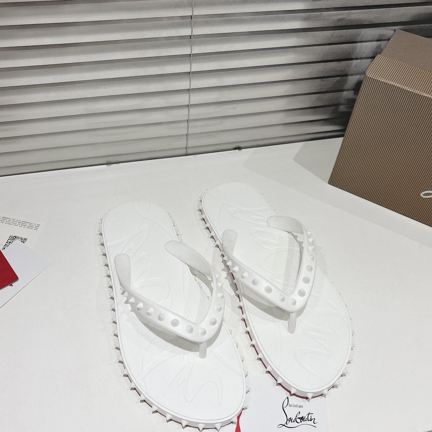 Christian Louboutin Super Loubi Flip Flops - DesignerGu