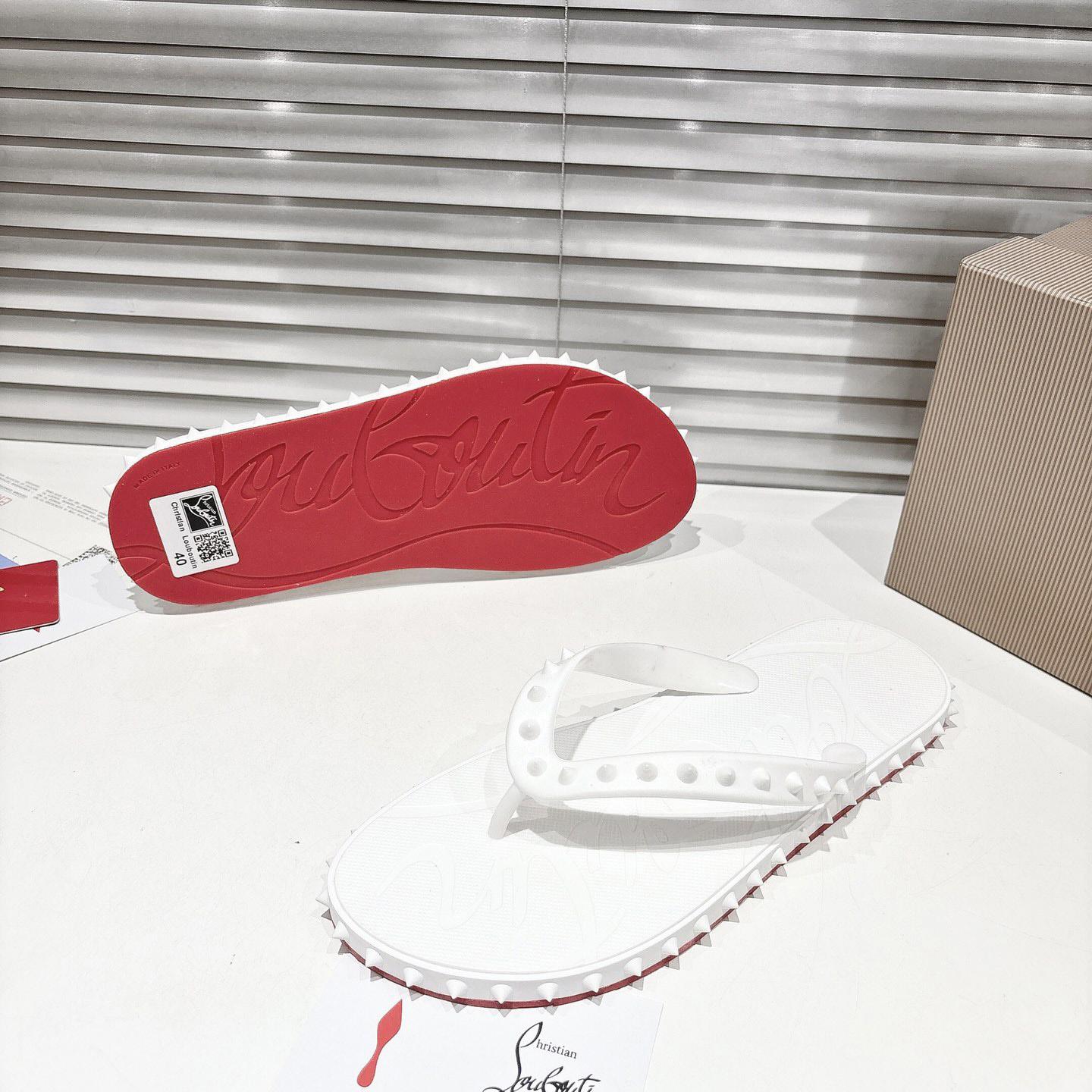 Christian Louboutin Super Loubi Flip Flops - DesignerGu