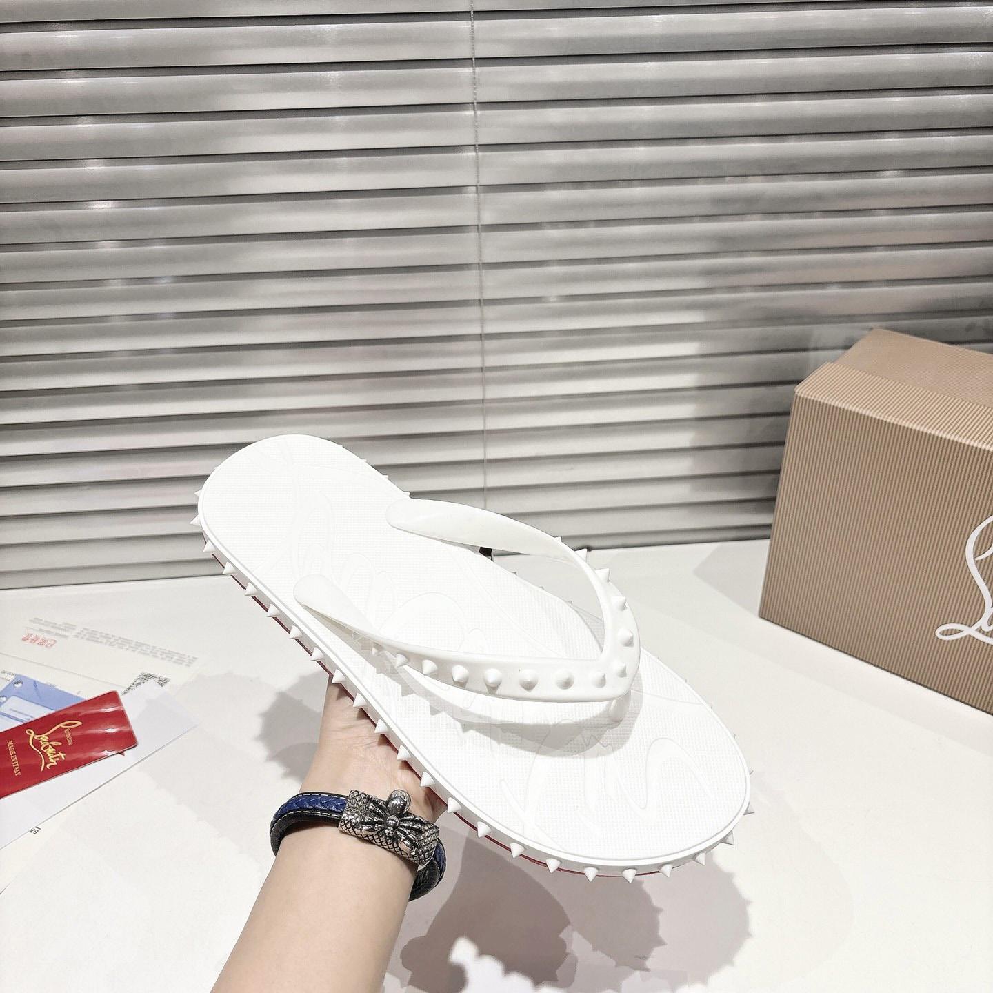 Christian Louboutin Super Loubi Flip Flops - DesignerGu