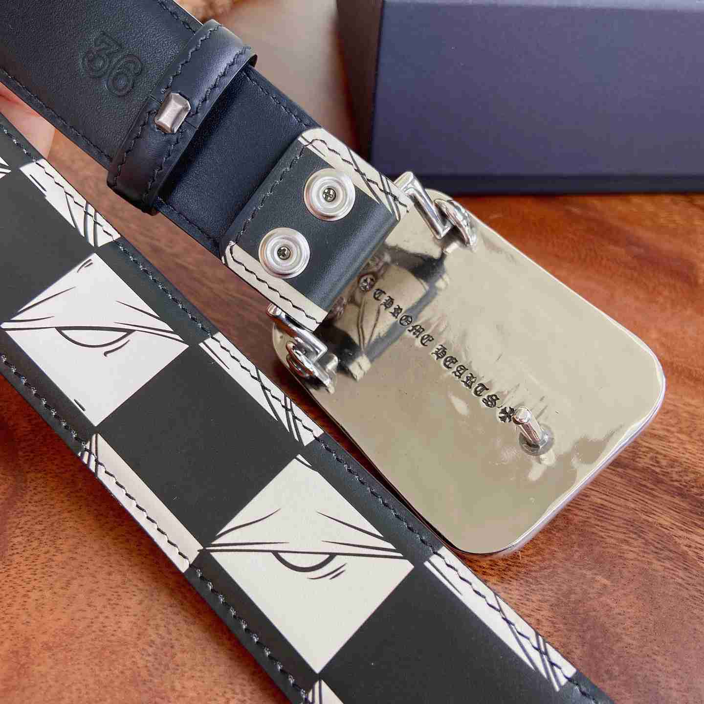 Chrome Hearts Leather Belt   - DesignerGu