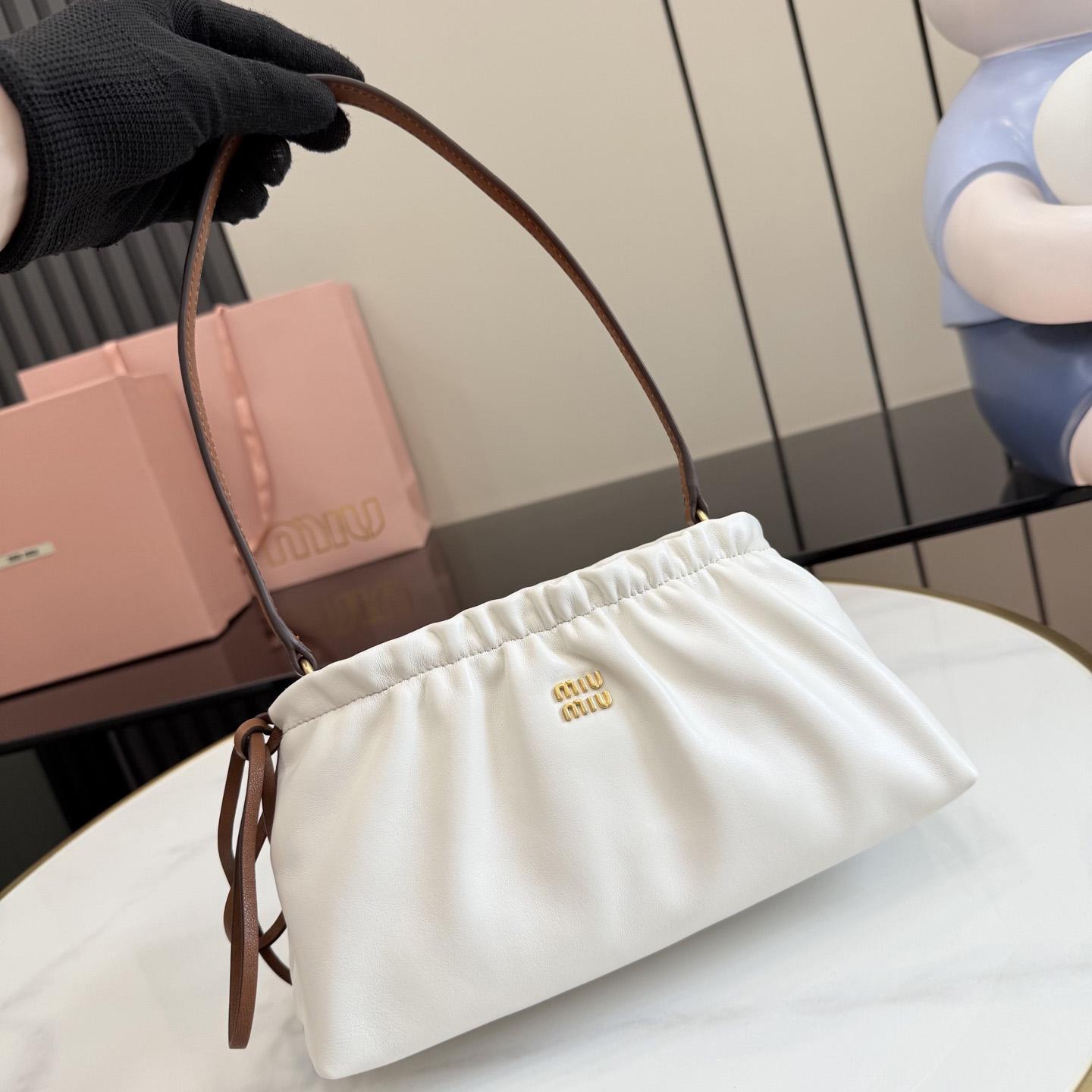 Miu Miu Nappa Leather Pouch 5NE030 - DesignerGu