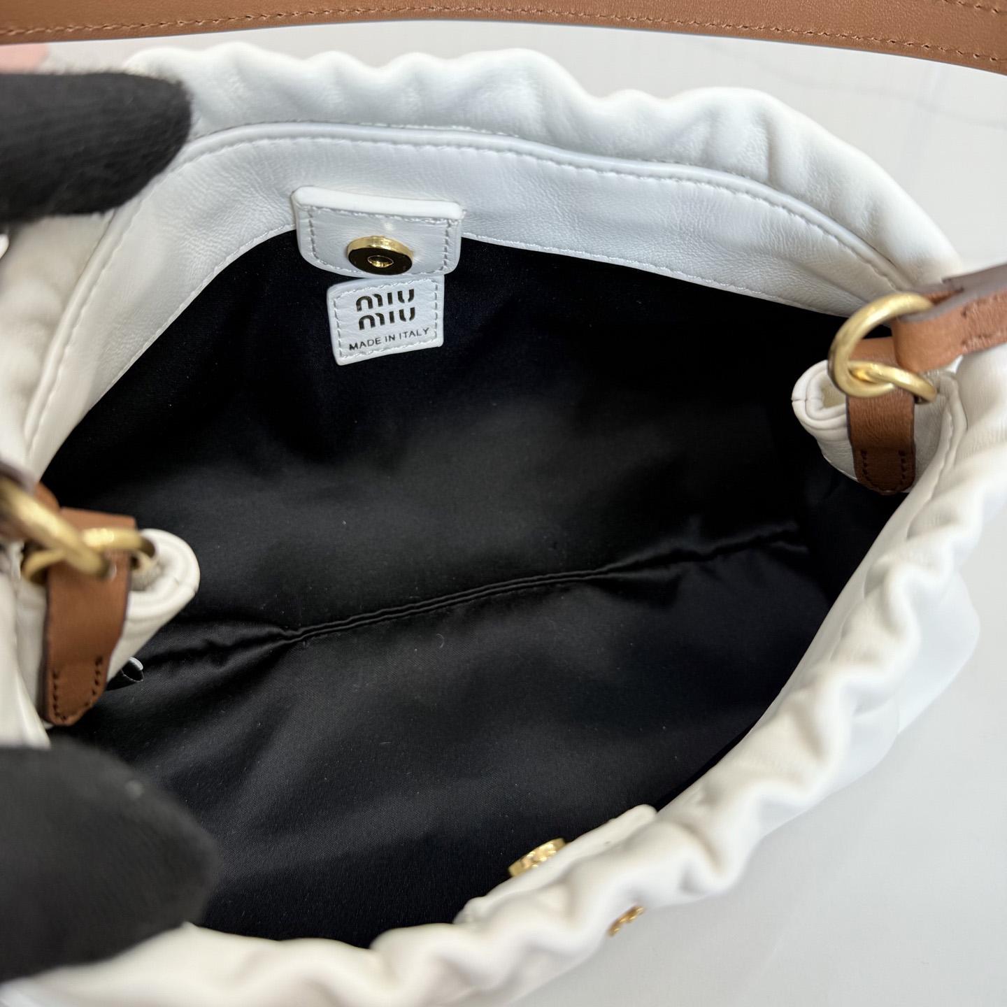Miu Miu Nappa Leather Pouch 5NE030 - DesignerGu
