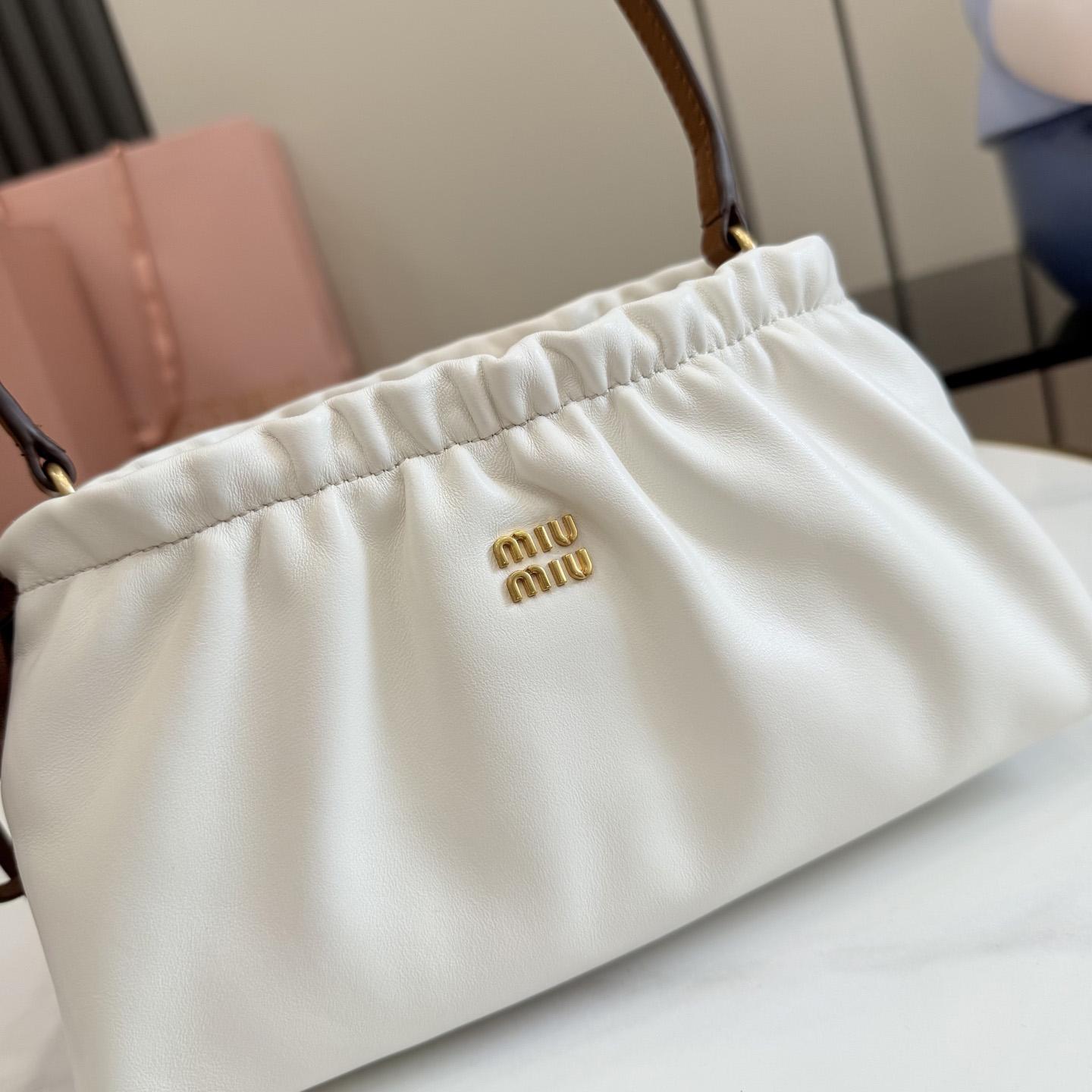 Miu Miu Nappa Leather Pouch 5NE030 - DesignerGu