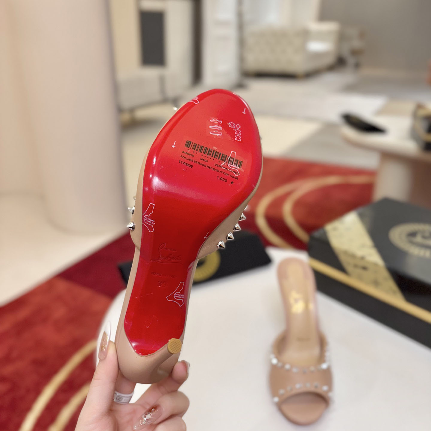 Christian Louboutin Me Dolly Spike 100 Heeled Sandals - DesignerGu