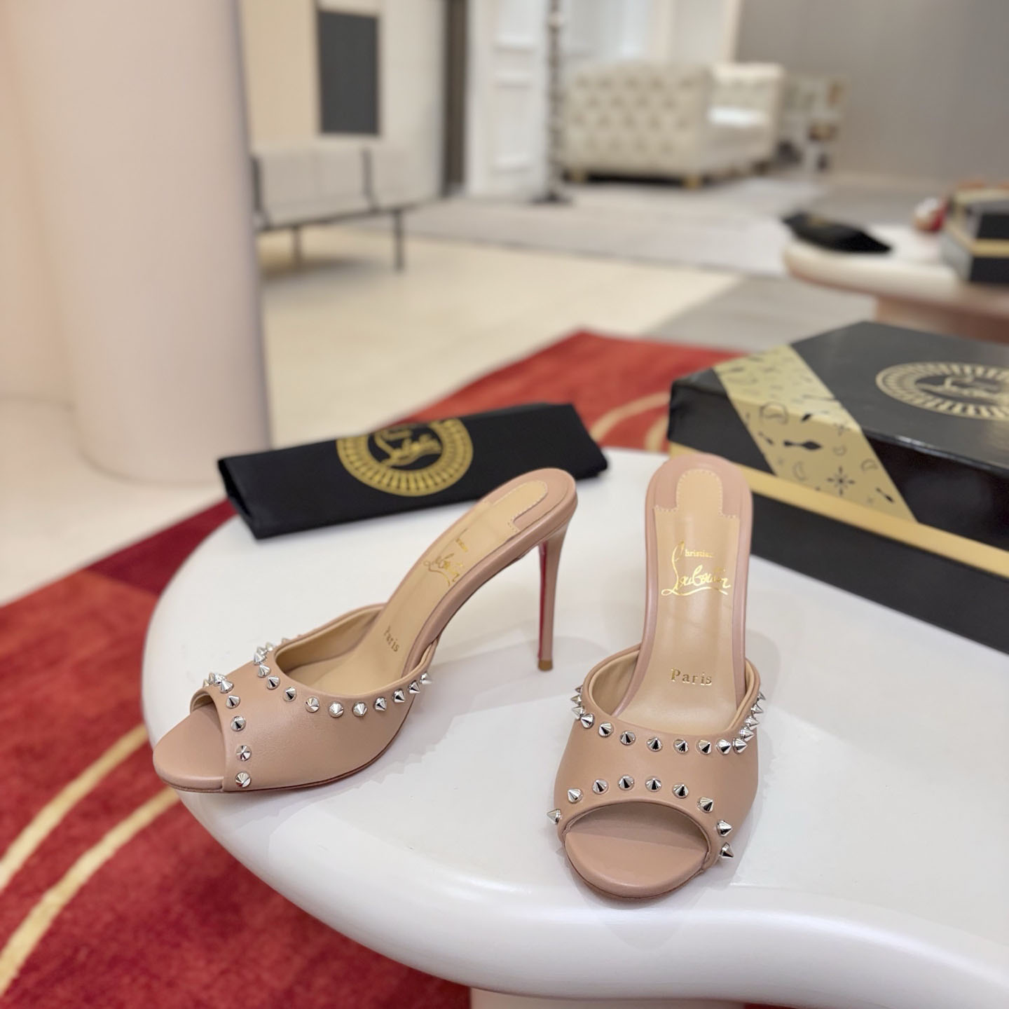 Christian Louboutin Me Dolly Spike 100 Heeled Sandals - DesignerGu