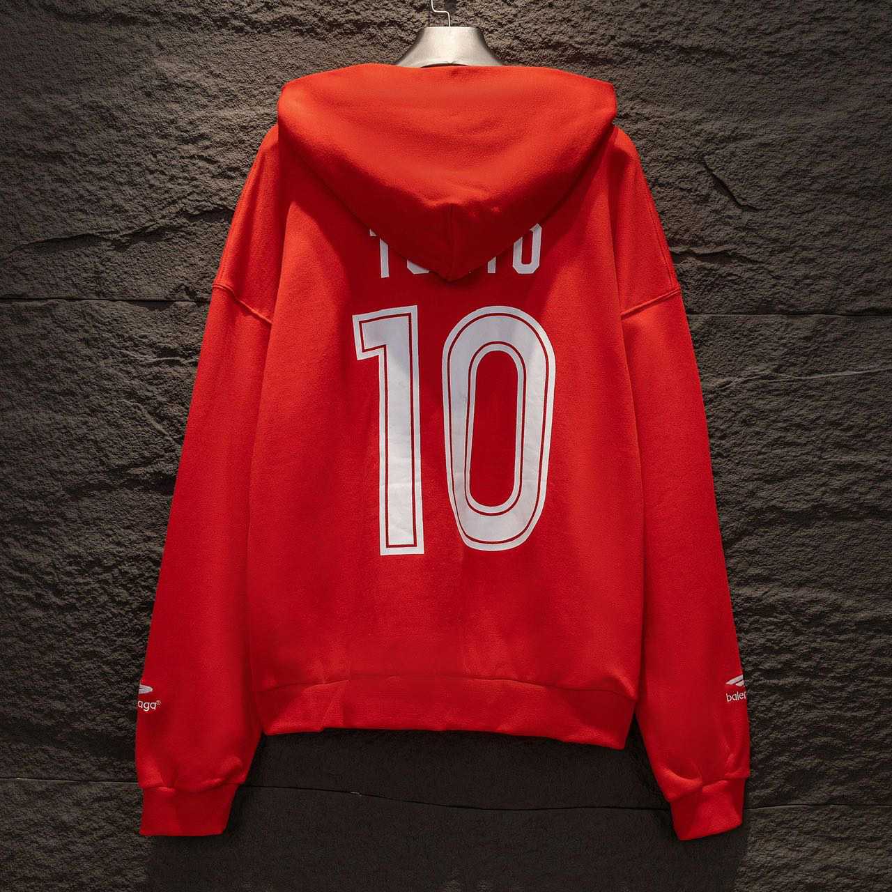 Balenciaga Soccer Paris Zip up Hoodie - DesignerGu
