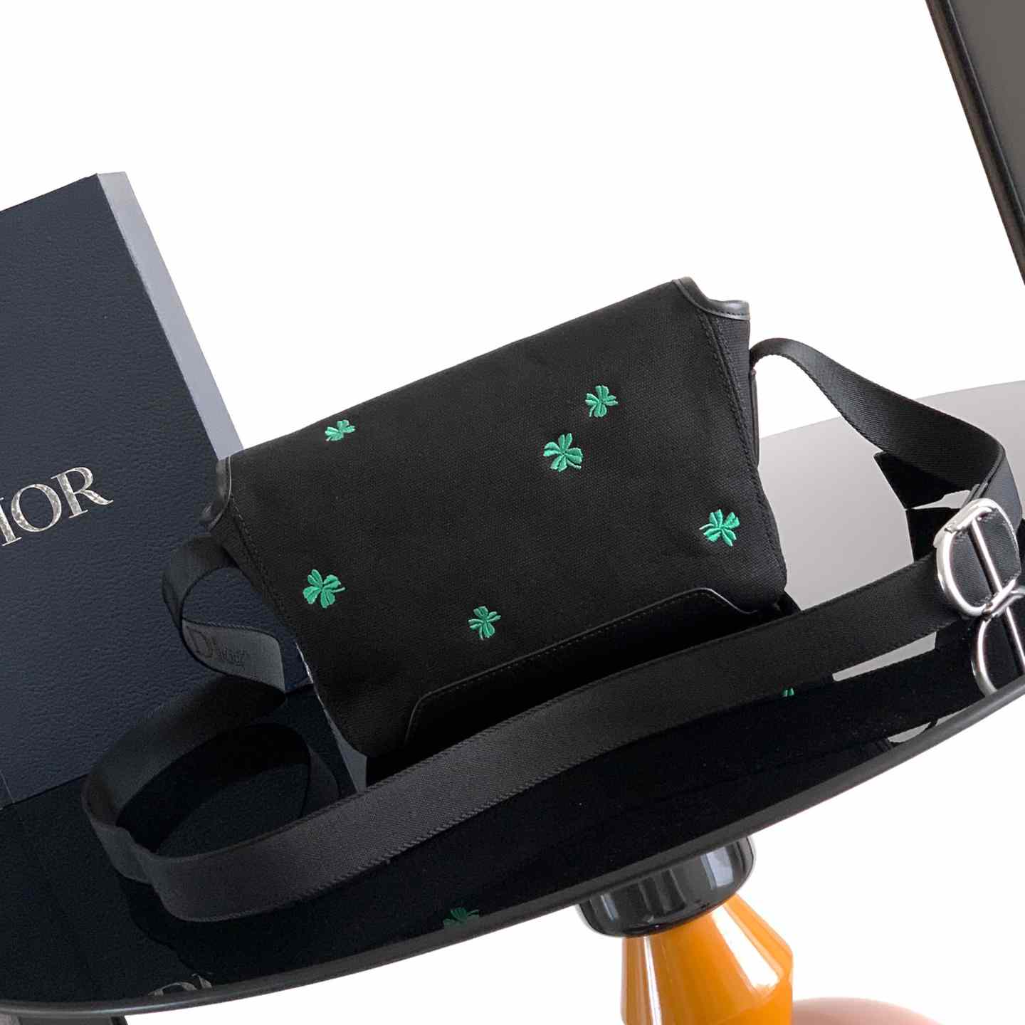 Dior Mini Dior Jett Messenger Bag With Flap - DesignerGu