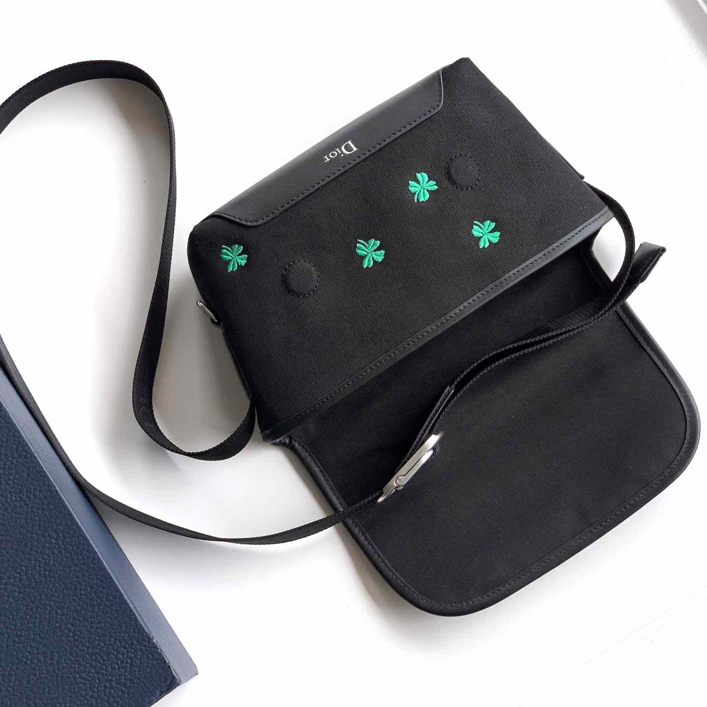 Dior Mini Dior Jett Messenger Bag With Flap - DesignerGu