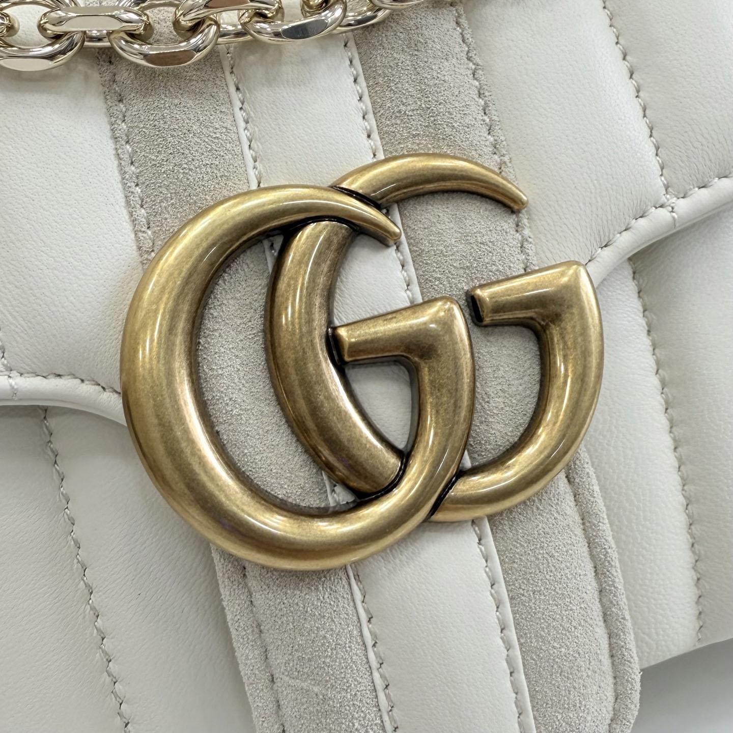 Gucci Jetset GG Marmont Medium Shoulder Bag A005XW - DesignerGu