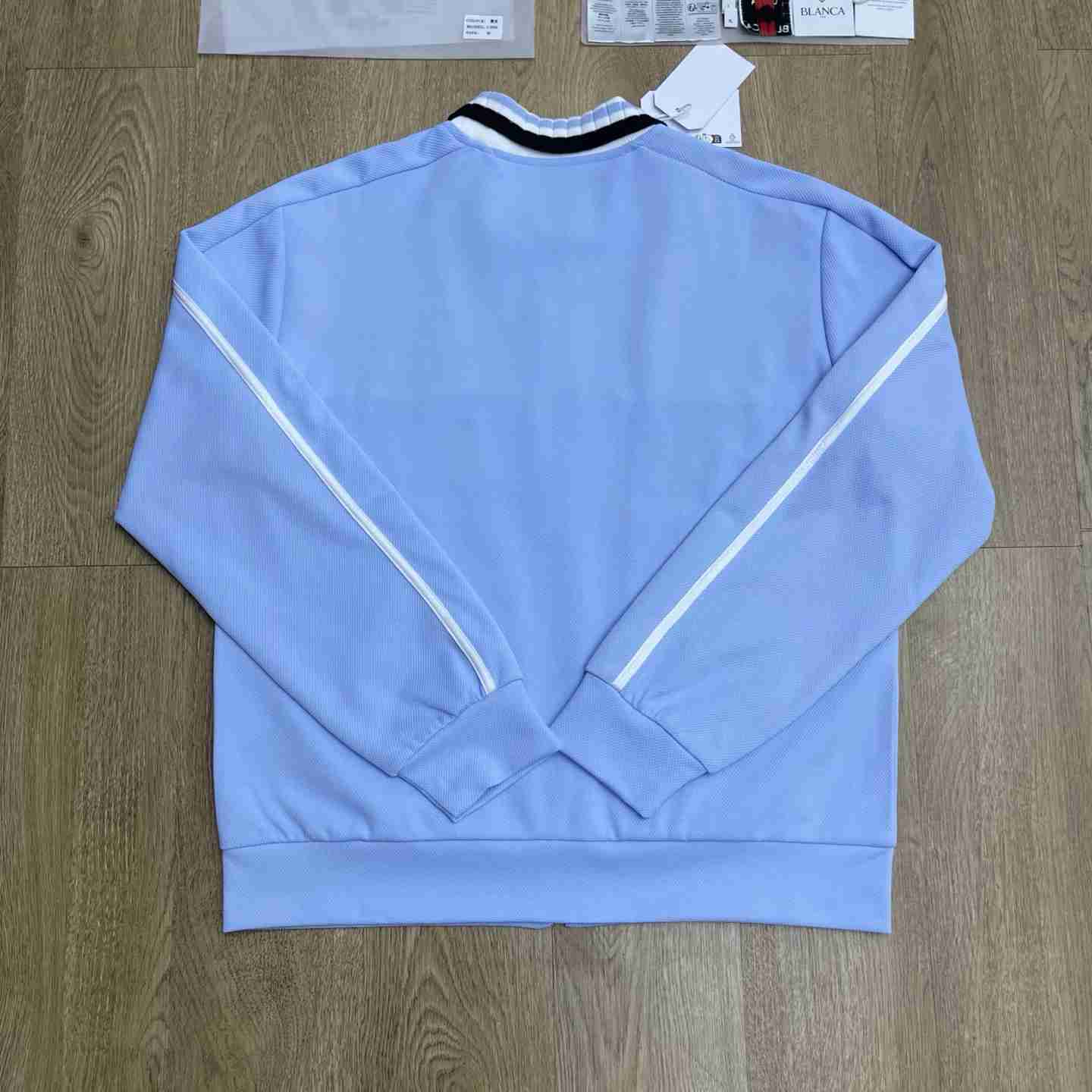 Casablanca Pale Blue Pique Track Jacket C1177 - DesignerGu