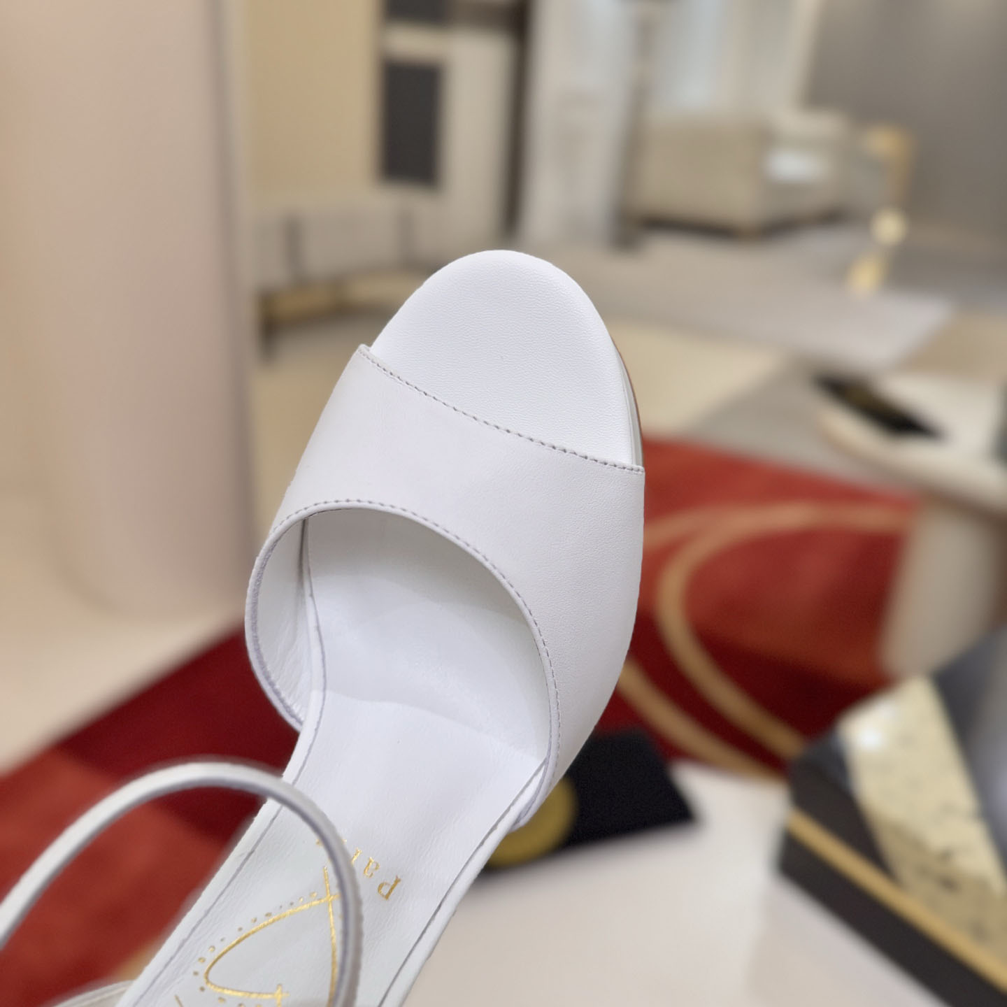 Christian Louboutin Bridal Sandaloo 130 Crêpe Satin Platform Sandals - DesignerGu