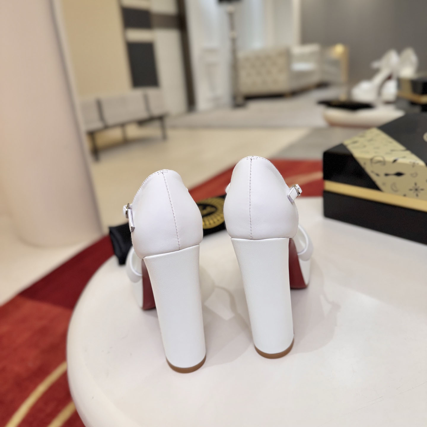 Christian Louboutin Bridal Sandaloo 130 Crêpe Satin Platform Sandals - DesignerGu