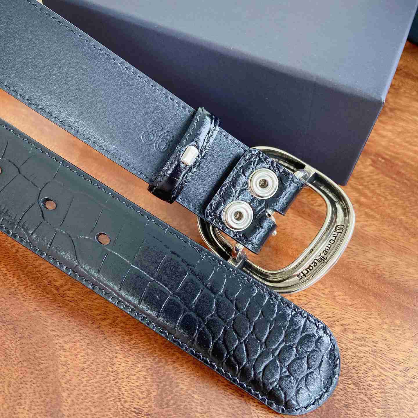 Chrome Hearts Leather Belt   - DesignerGu