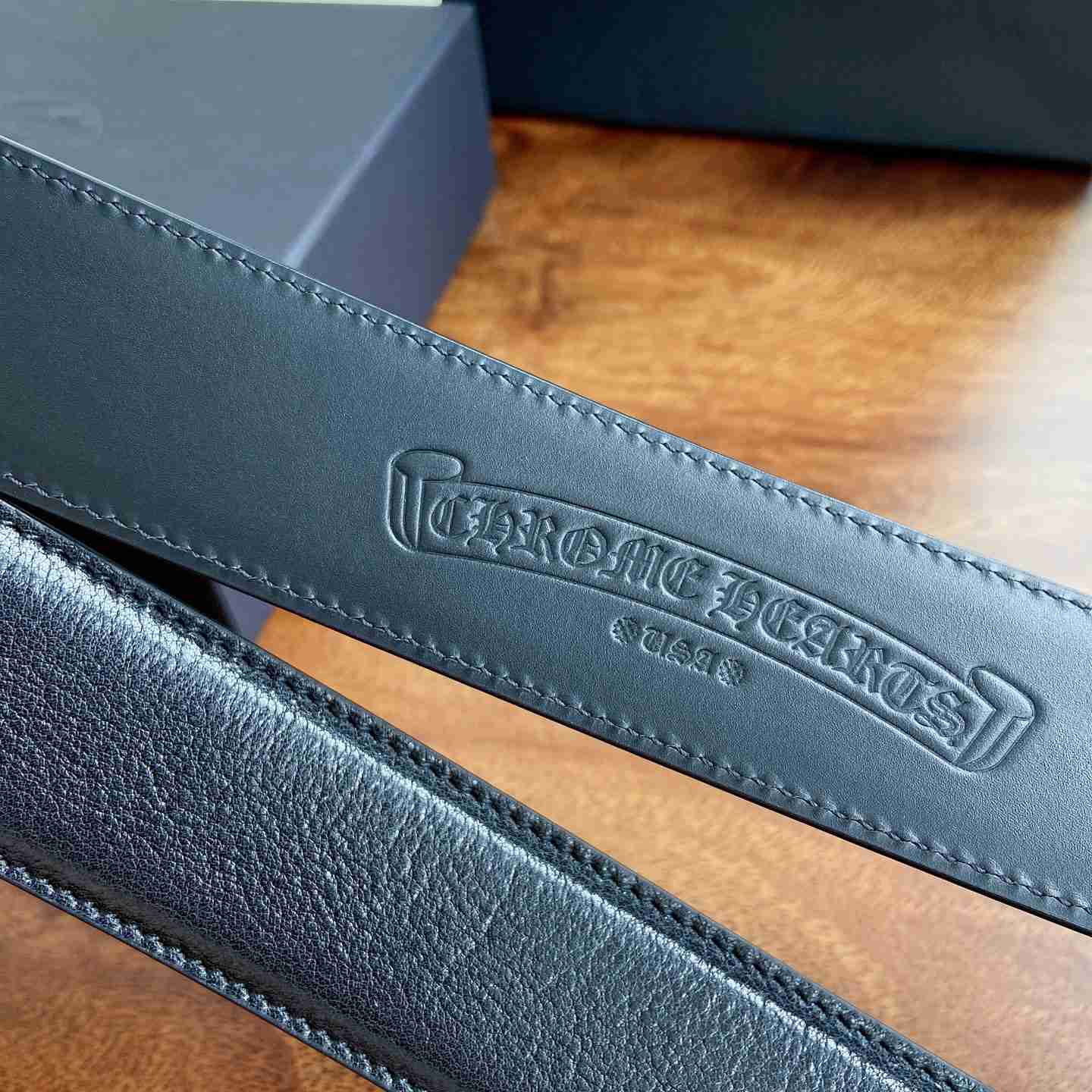 Chrome Hearts Leather Belt   - DesignerGu