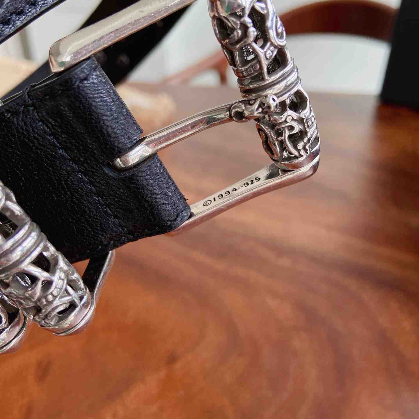Chrome Hearts Leather Belt   - DesignerGu