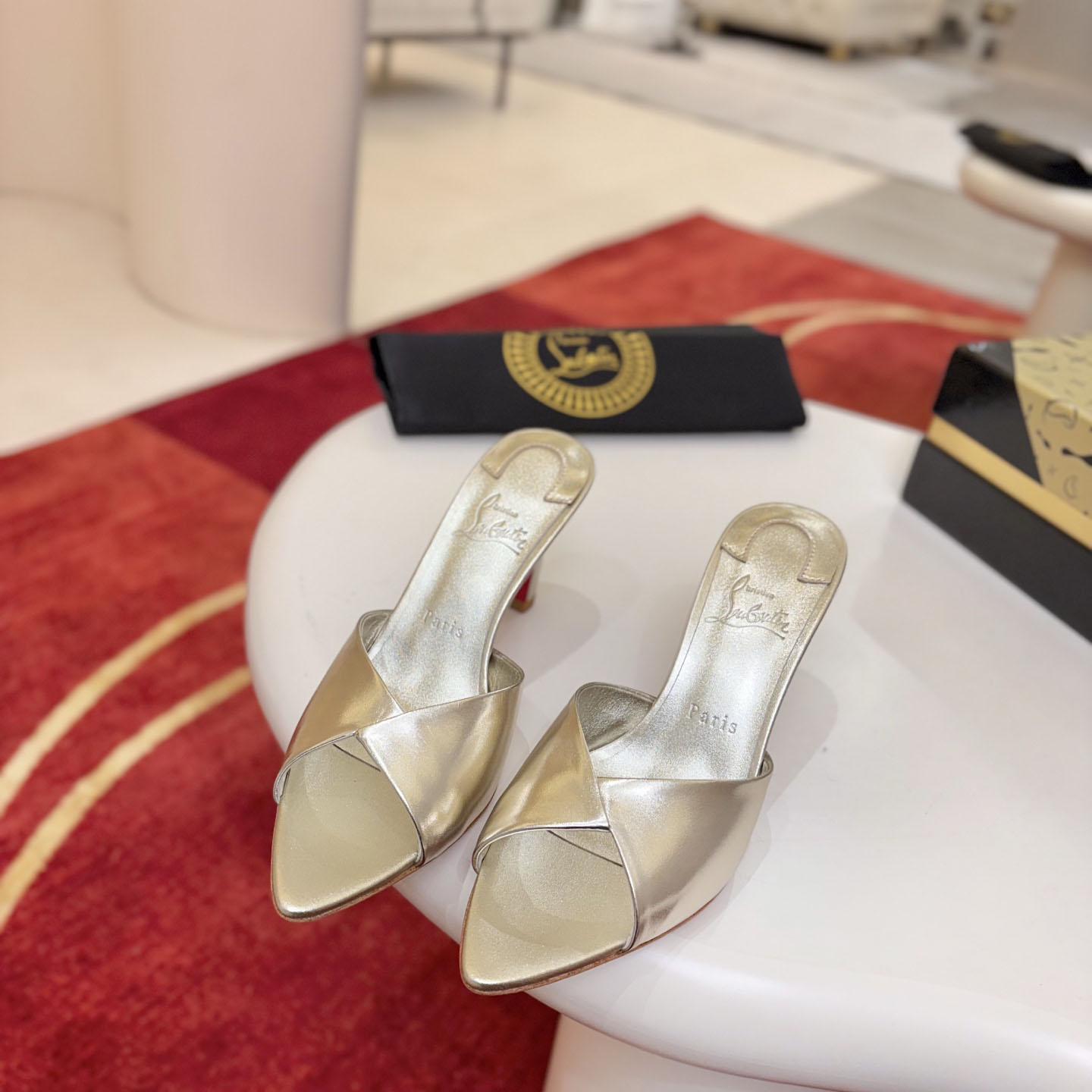 Christian Louboutin Fanny Slide 85 mm Mules - DesignerGu