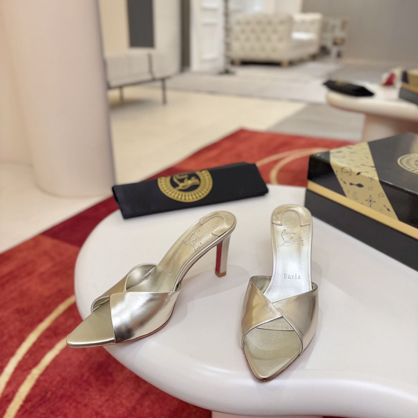 Christian Louboutin Fanny Slide 85 mm Mules - DesignerGu
