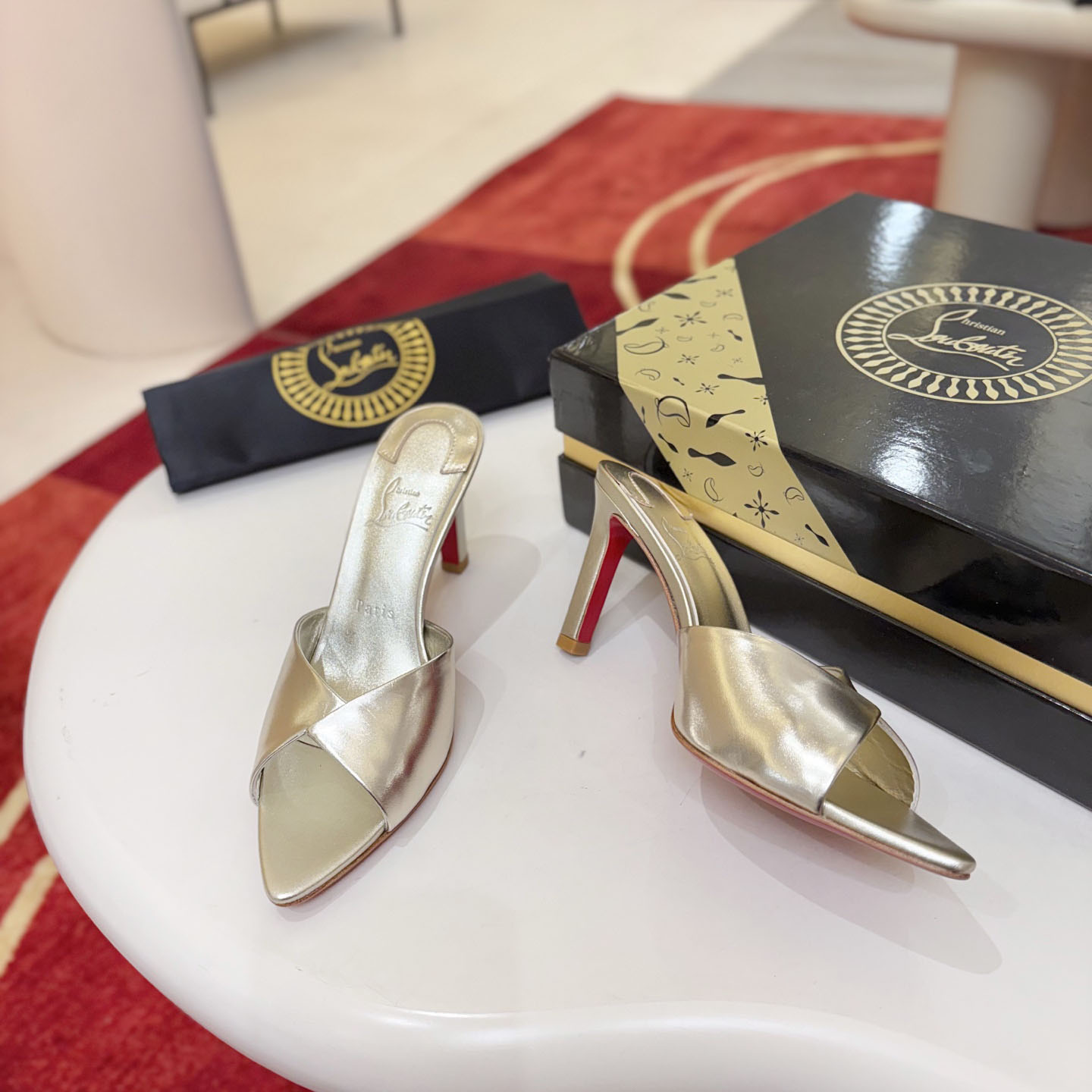 Christian Louboutin Fanny Slide 85 mm Mules - DesignerGu