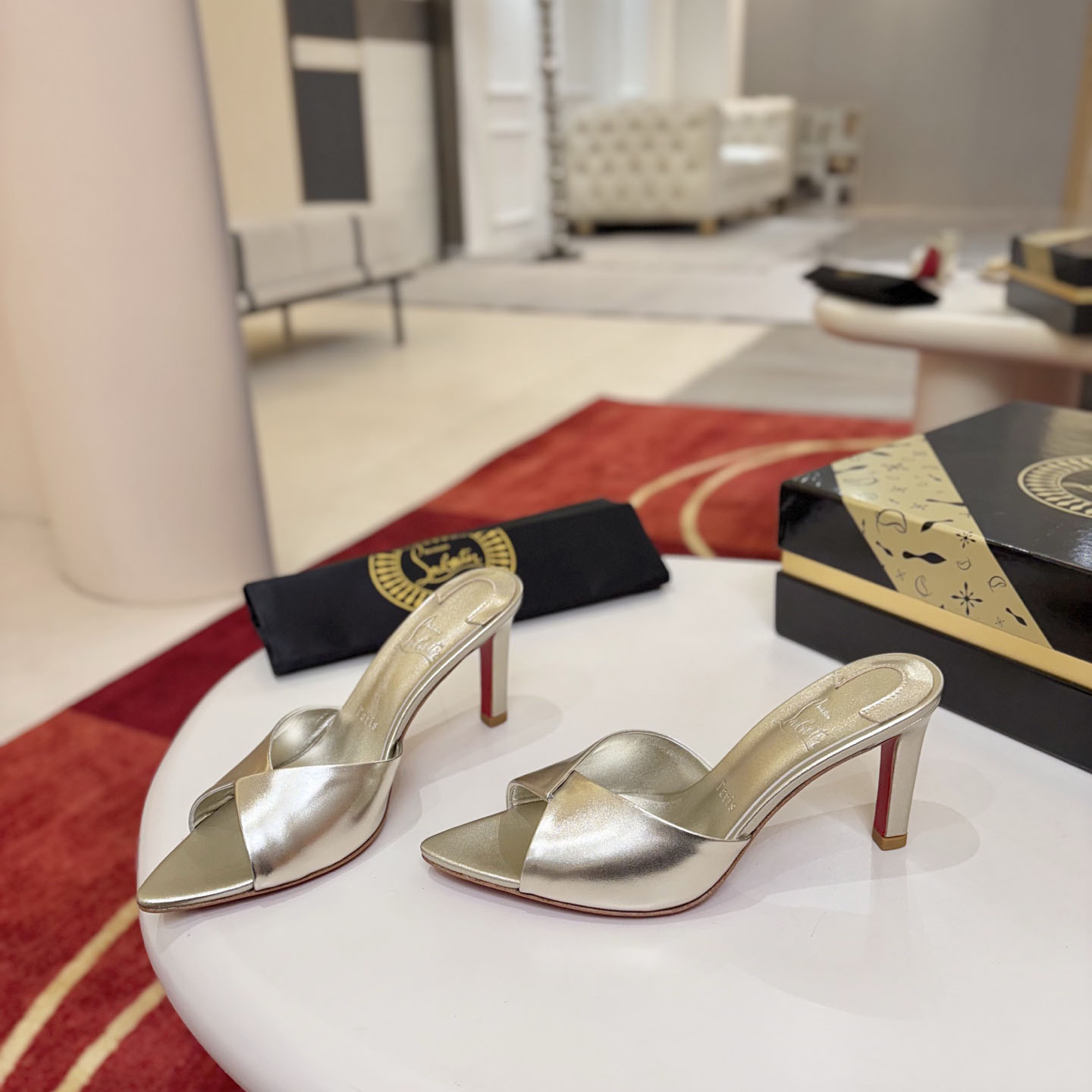 Christian Louboutin Fanny Slide 85 mm Mules - DesignerGu