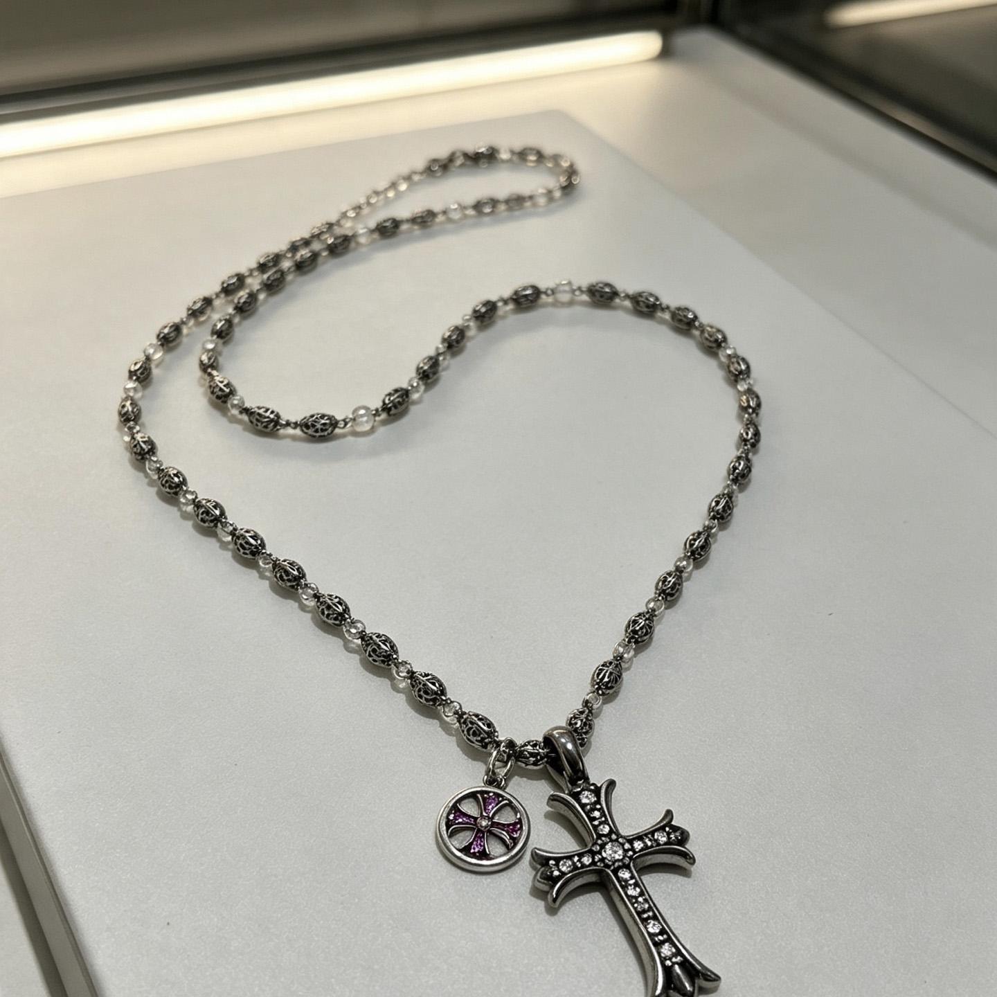 Chrome Heart Necklace   - DesignerGu