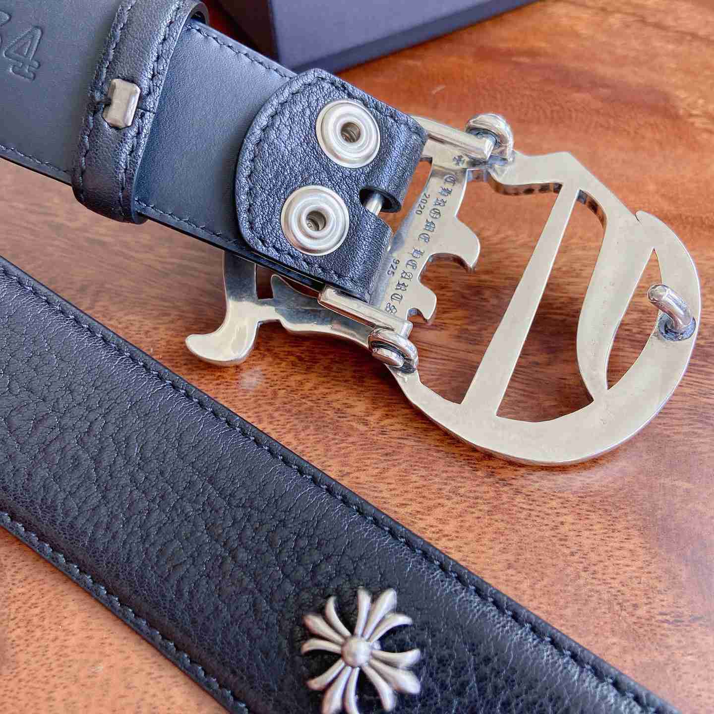 Chrome Hearts Leather Belt   - DesignerGu