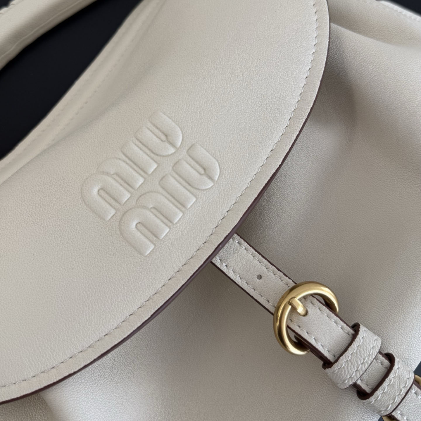 Miu Miu Rendez-Vous Nappa Leather Bag - DesignerGu