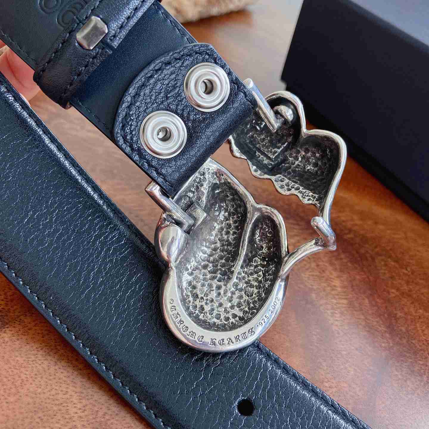Chrome Hearts Leather Belt   - DesignerGu