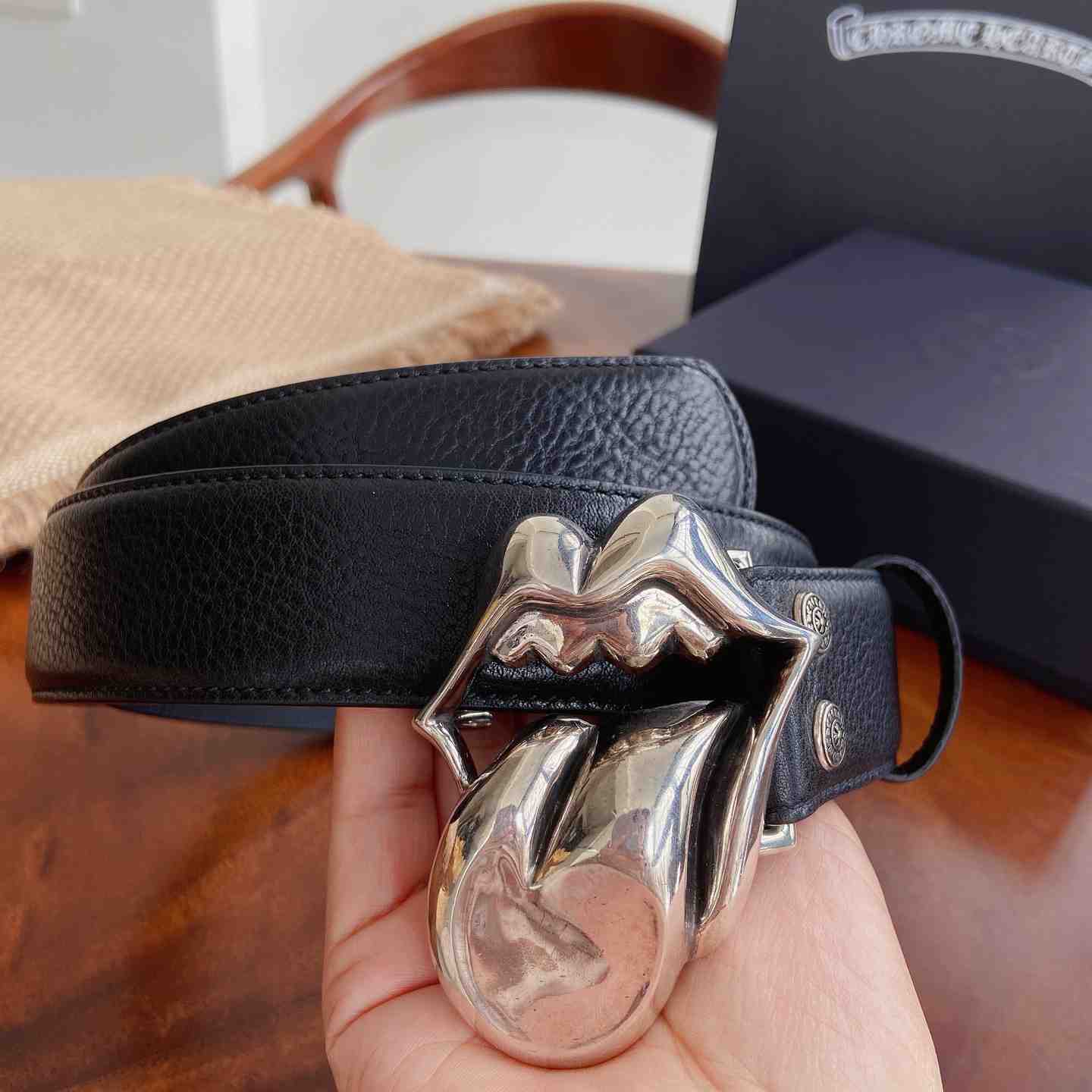 Chrome Hearts Leather Belt   - DesignerGu