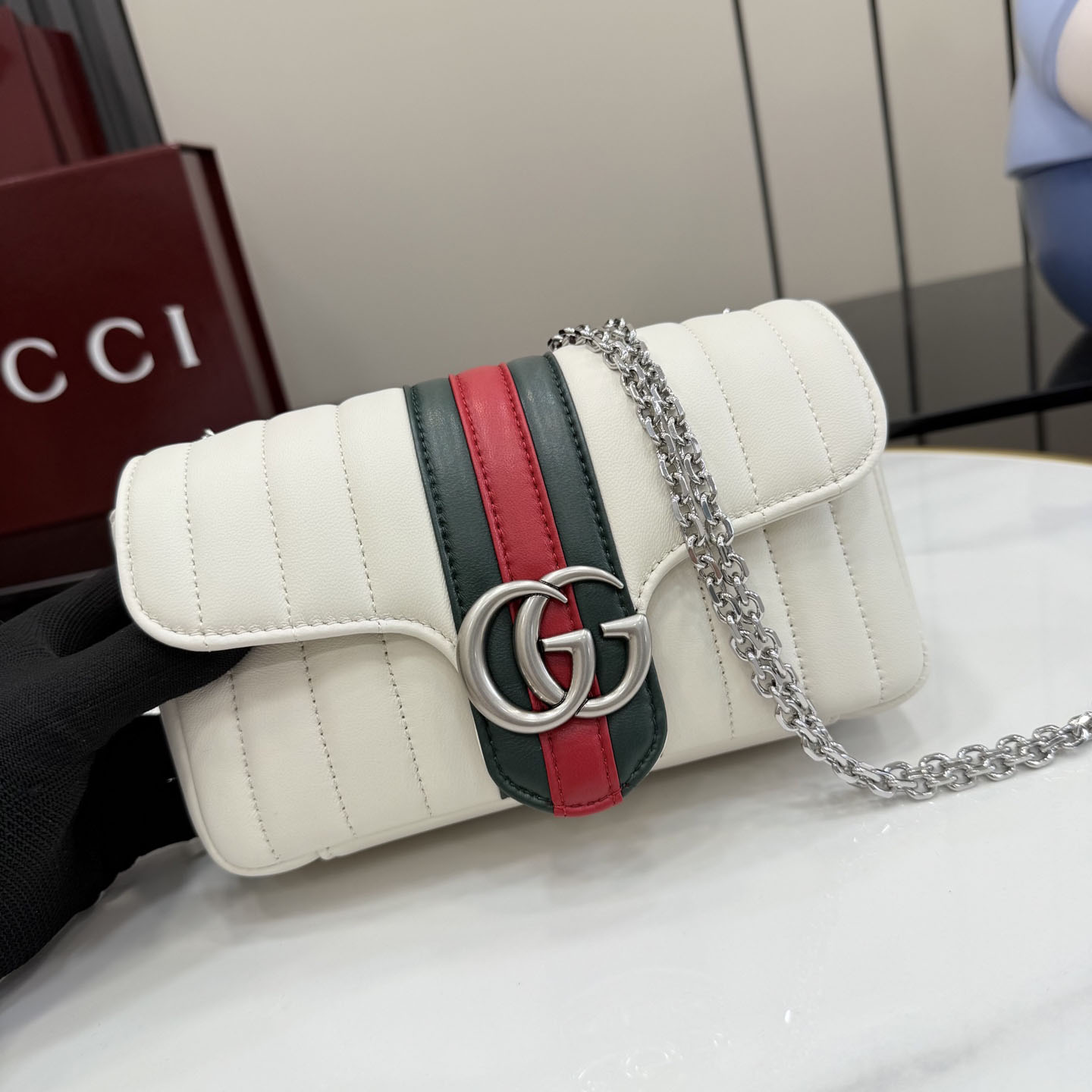 Gucci Jetset GG Marmont Small Shoulder Bag A006X1 - DesignerGu