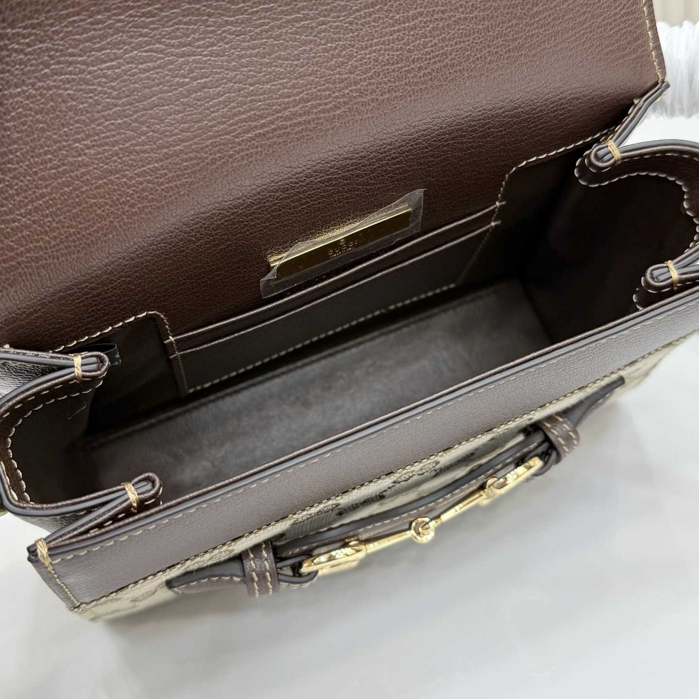 Gucci Horsebit Duomo Small Top HandleBag A006O9 - DesignerGu
