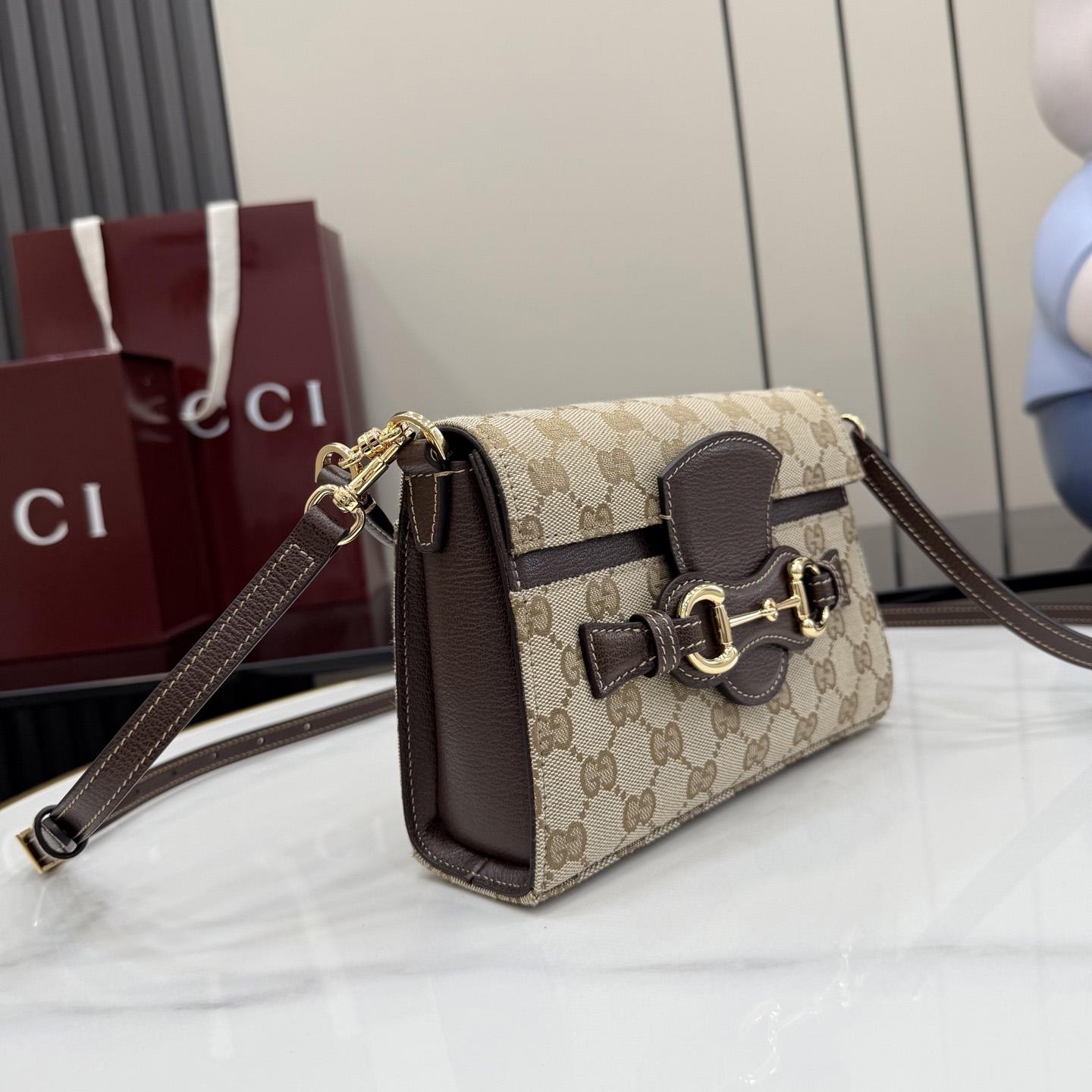 Gucci Horsebit Duomo Small Top HandleBag A006O9 - DesignerGu