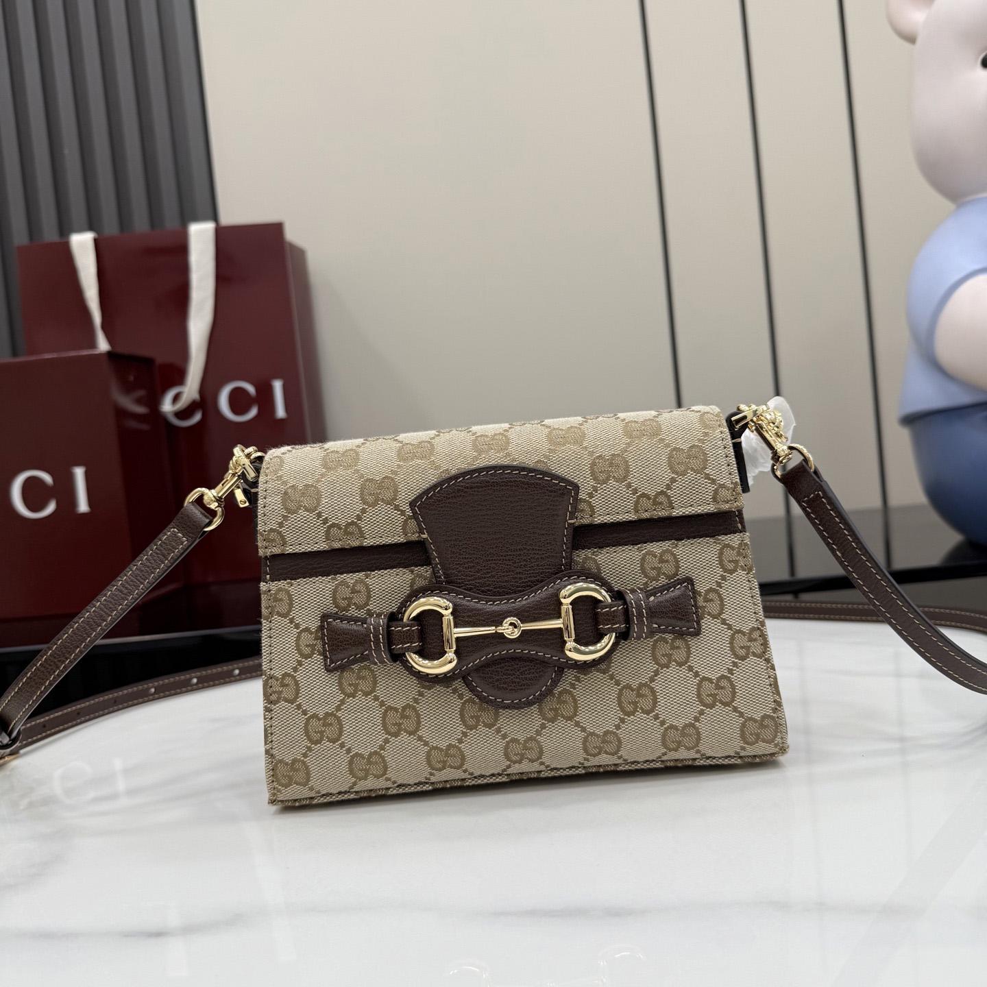 Gucci Horsebit Duomo Small Top HandleBag A006O9 - DesignerGu