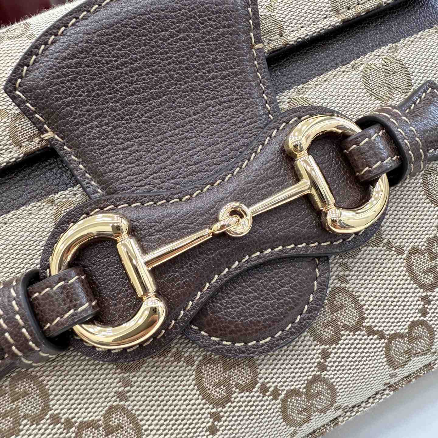 Gucci Horsebit Duomo Small Top HandleBag A006O9 - DesignerGu