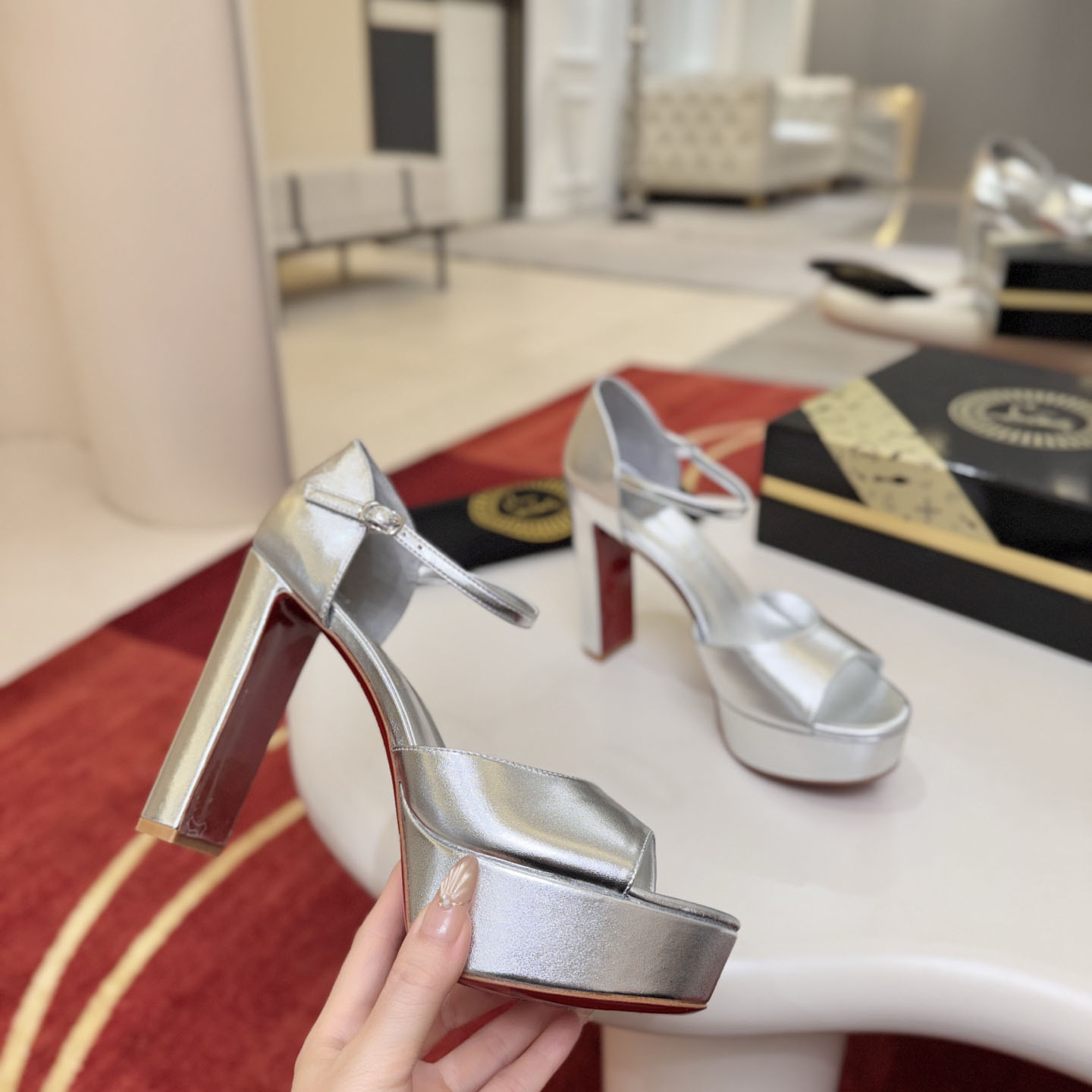 Christian Louboutin Sandaloo 130 mm Strappy Sandals  - DesignerGu