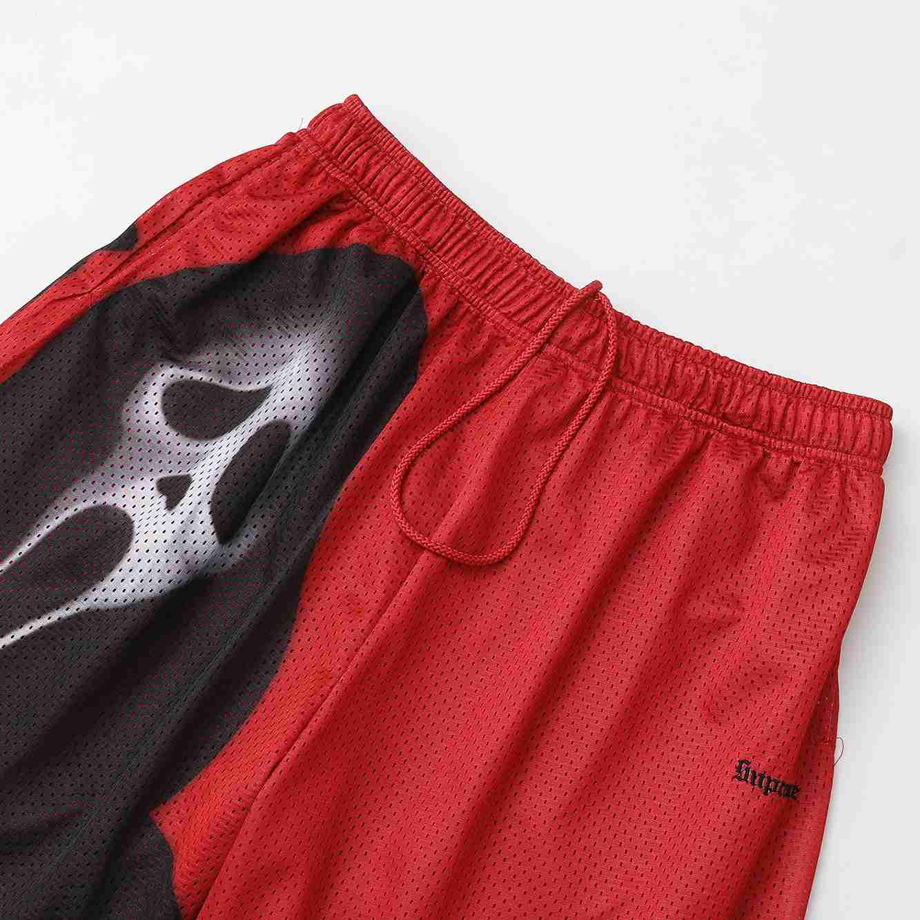 Supreme Ghostface Mesh Short 'Red' - DesignerGu