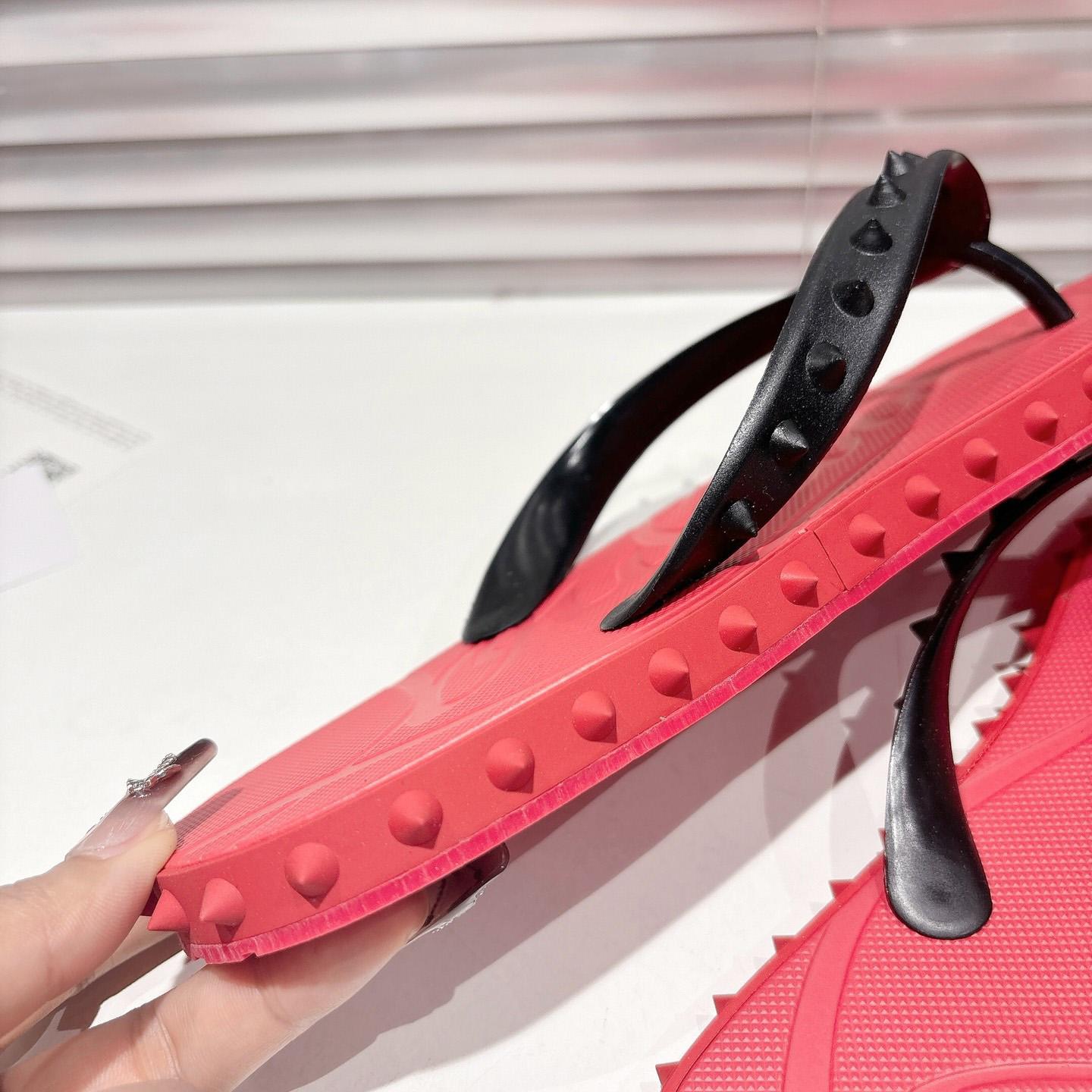 Christian Louboutin Super Loubi Flip Flops - DesignerGu