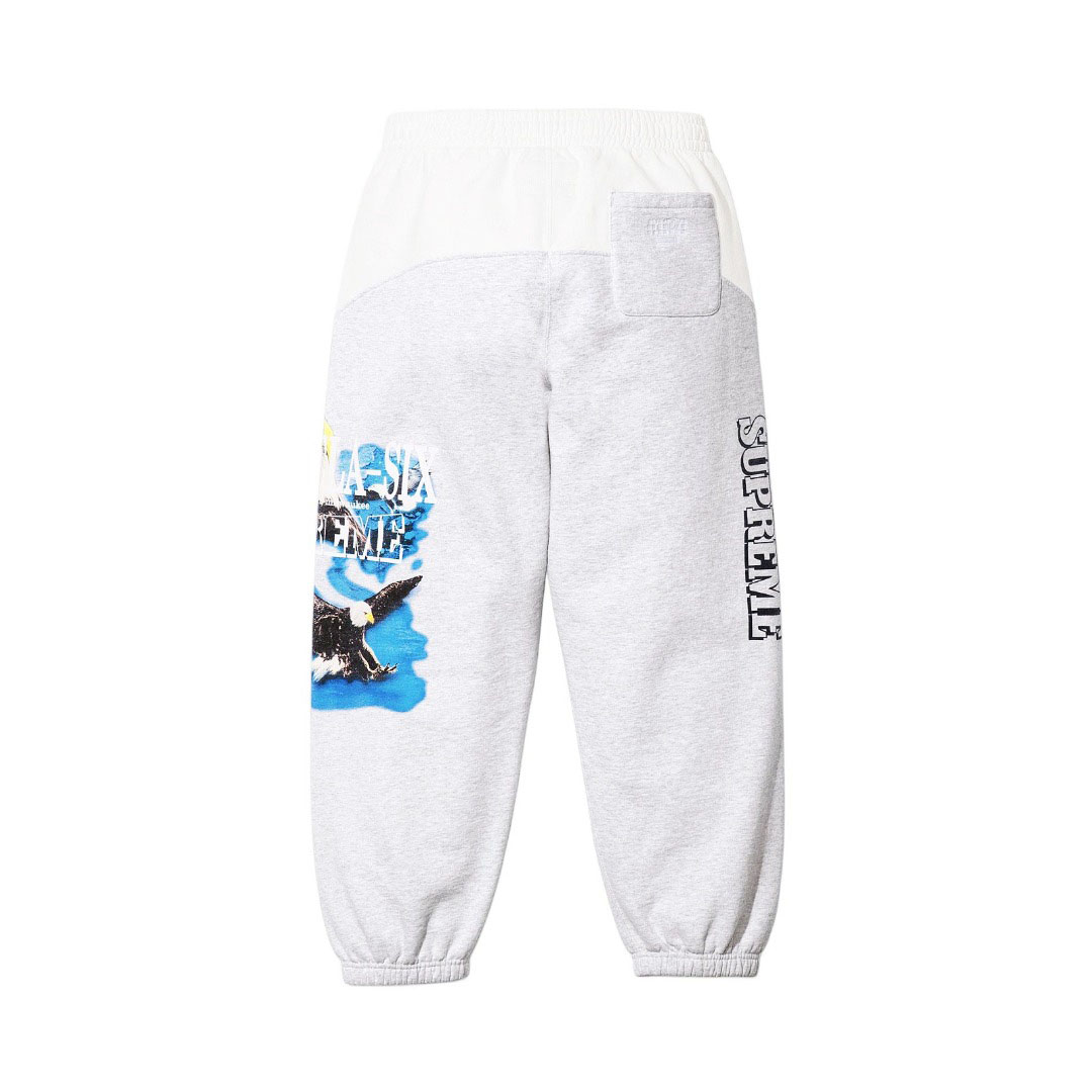 Supreme x MM6 Maison Margiela Eagle Sweatpant 'Ash Grey' - DesignerGu