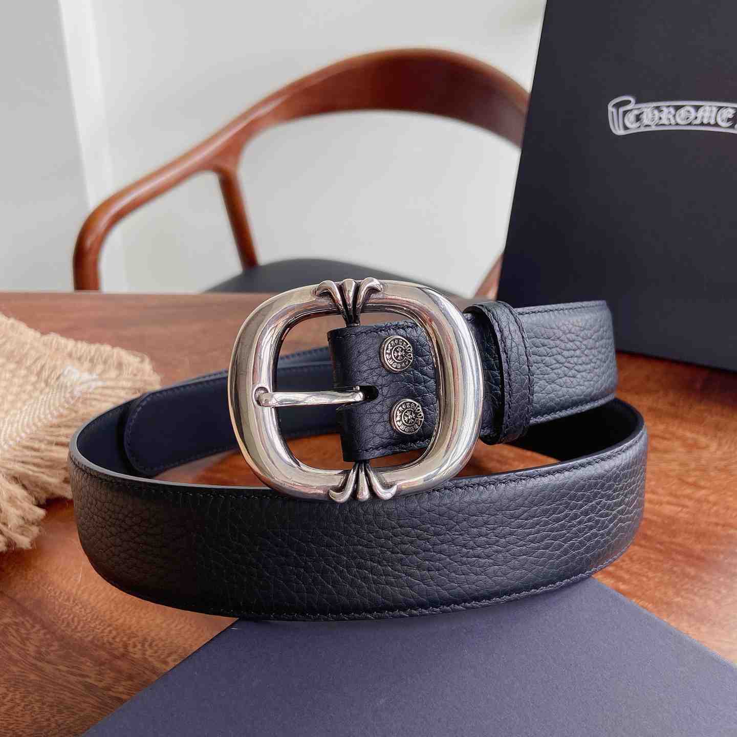 Chrome Hearts Leather Belt   - DesignerGu