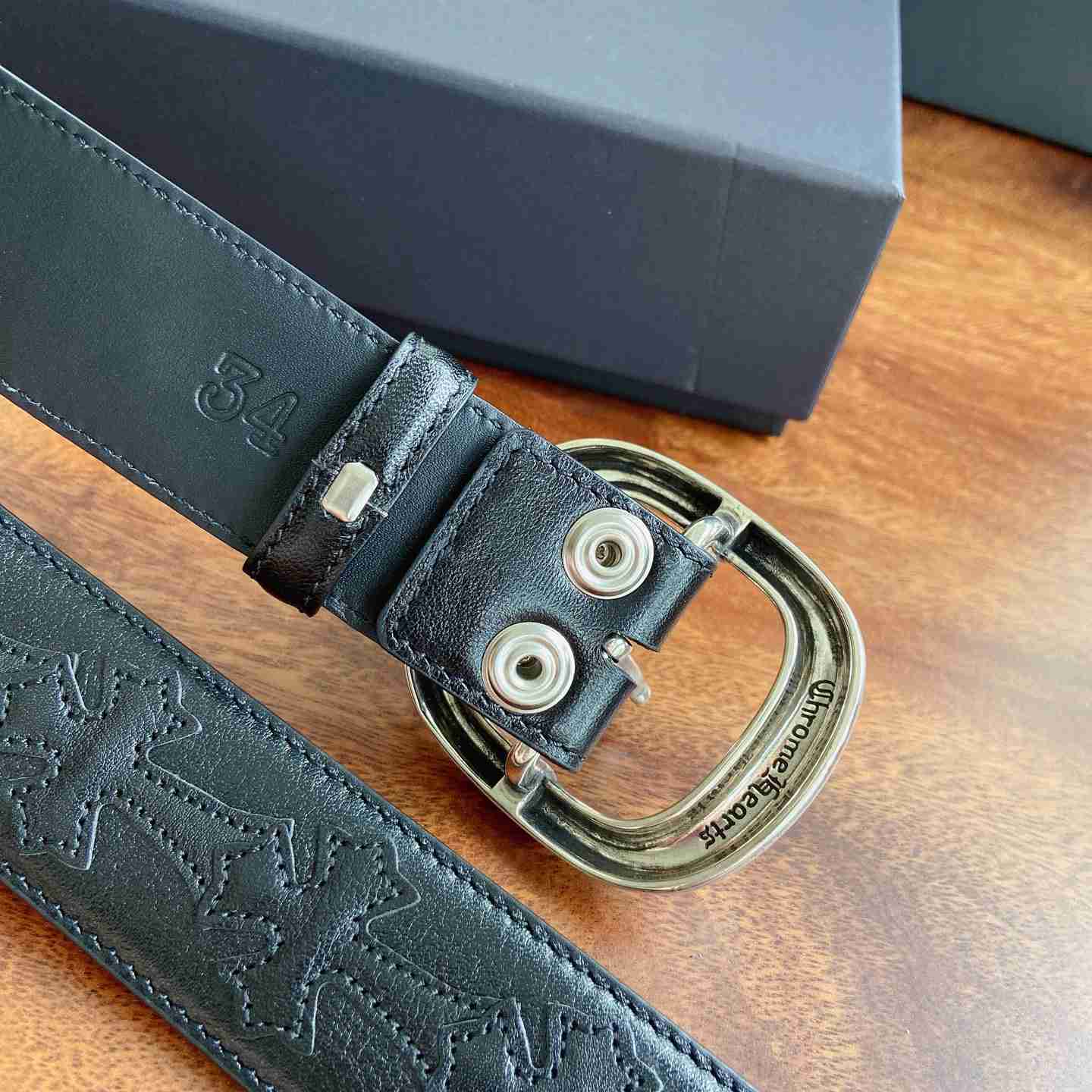 Chrome Hearts Leather Belt   - DesignerGu