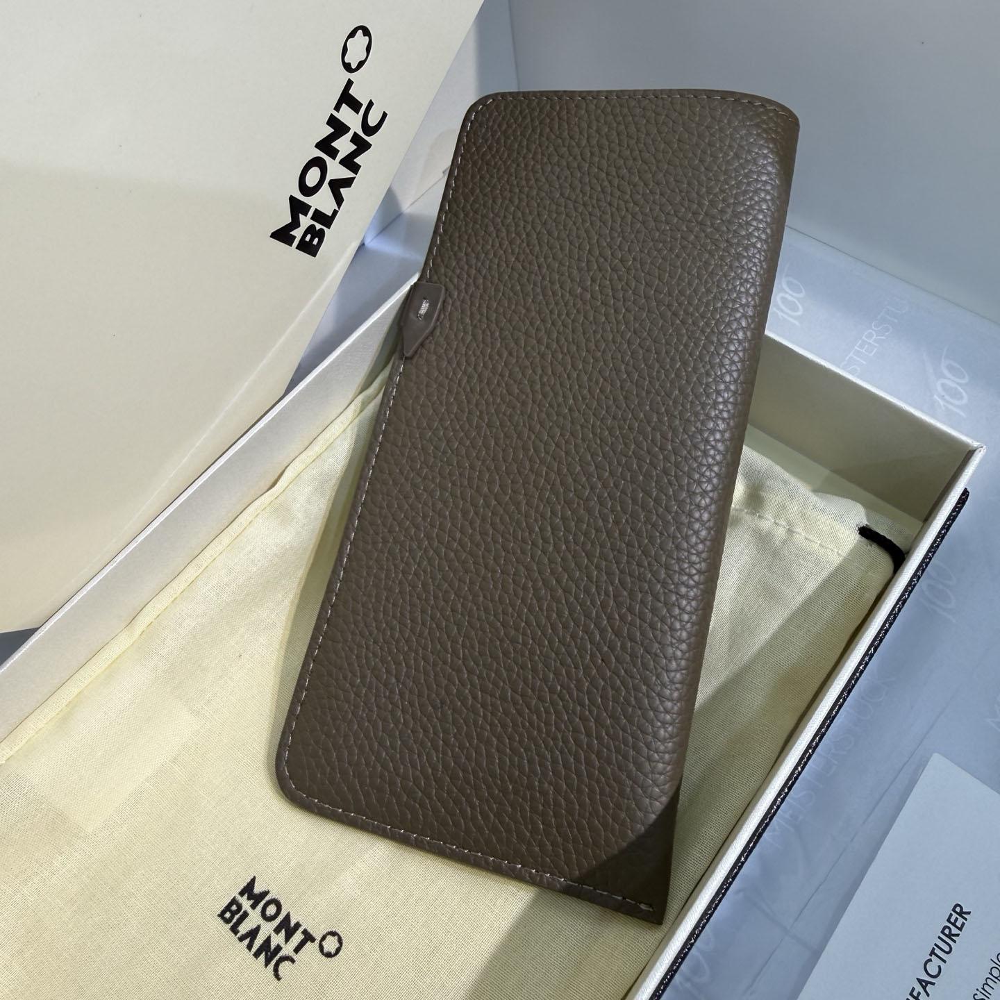 Montblanc Eyewear Pouch In Grain Leather - DesignerGu