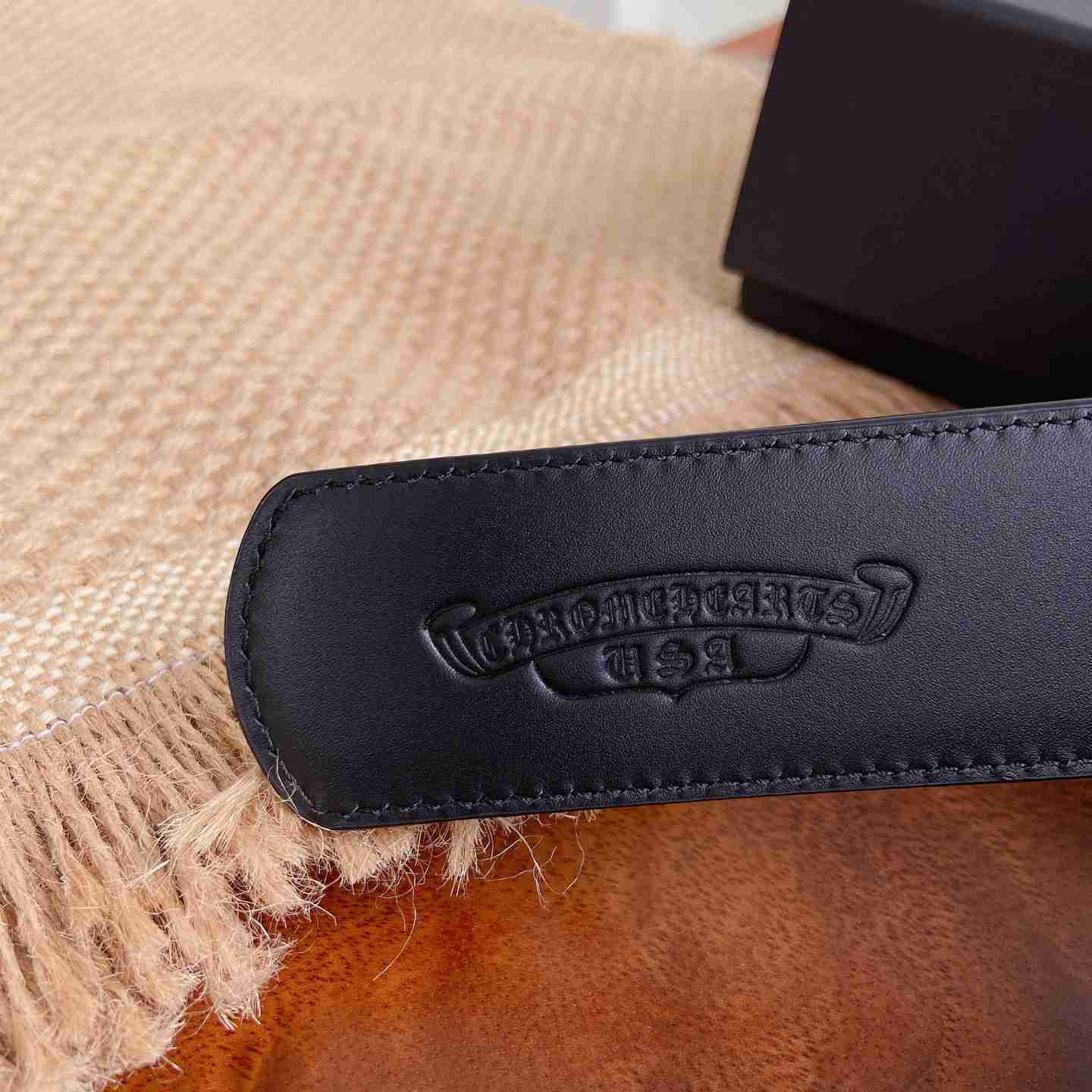 Chrome Hearts Leather Belt   - DesignerGu