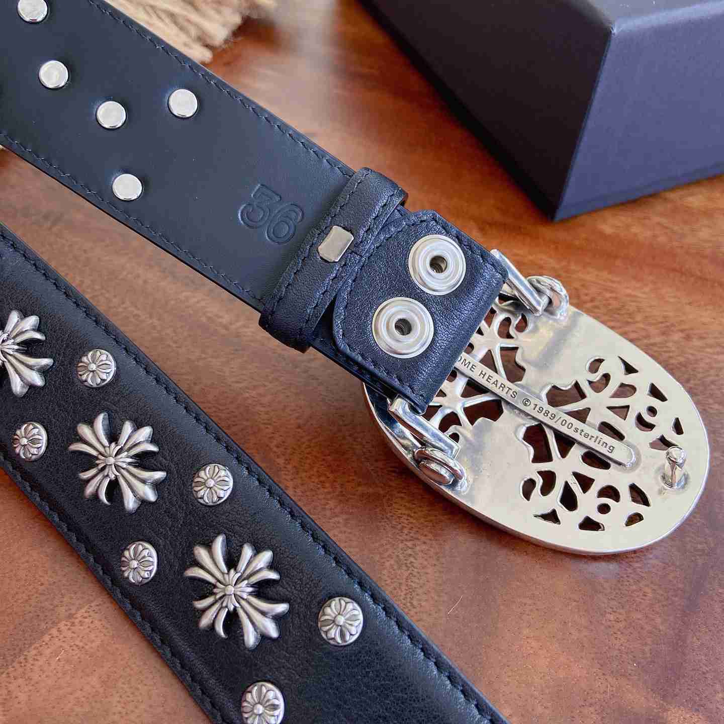 Chrome Hearts Leather Belt   - DesignerGu