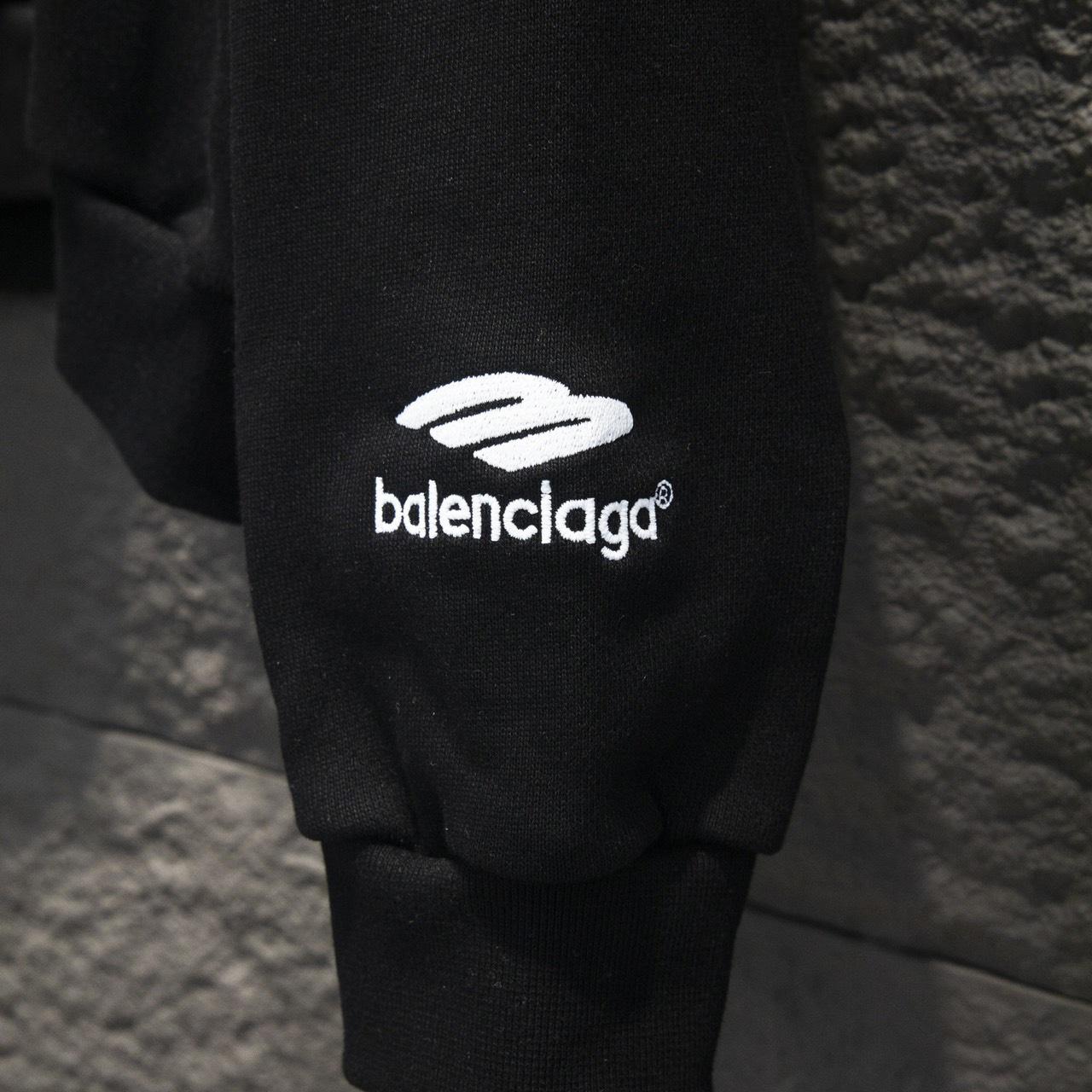 Balenciaga Soccer Paris Zip up Hoodie - DesignerGu
