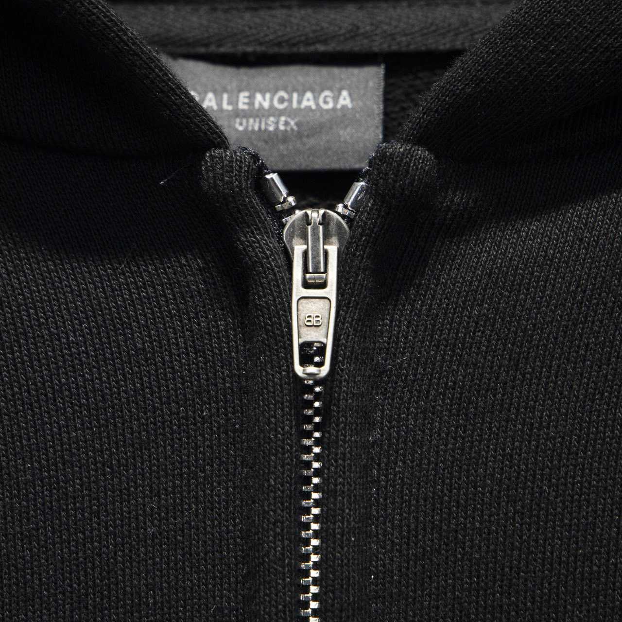 Balenciaga Soccer Paris Zip up Hoodie - DesignerGu
