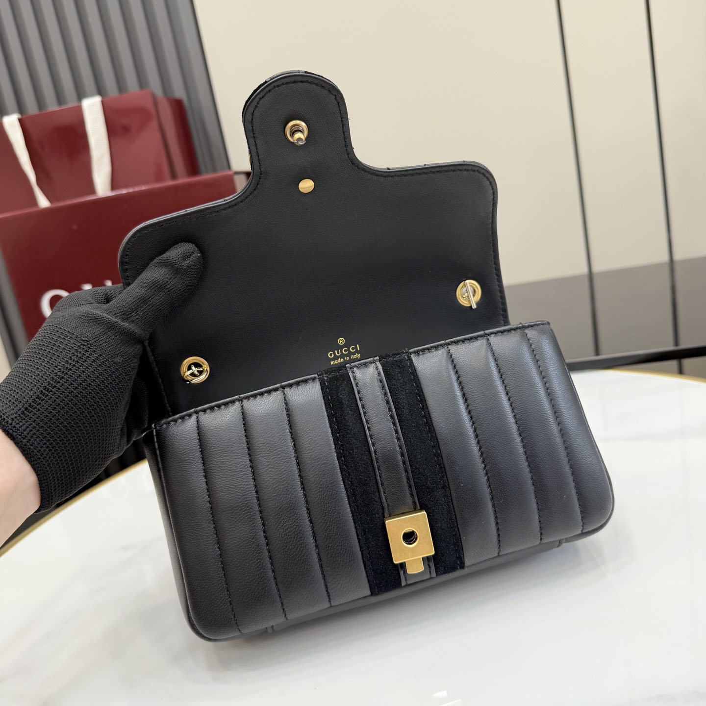 Gucci Jetset GG Marmont Small Shoulder Bag A006X1 - DesignerGu