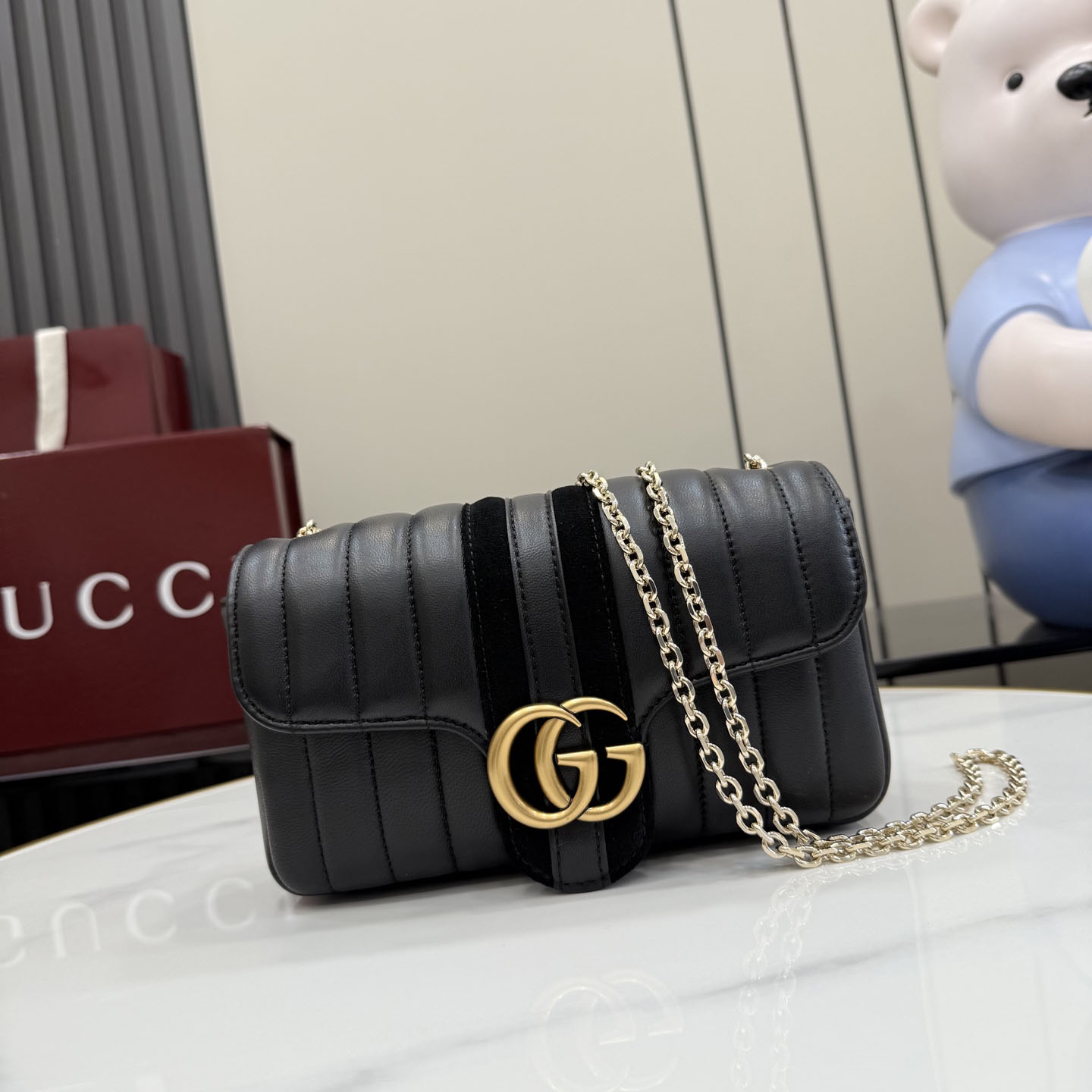 Gucci Jetset GG Marmont Small Shoulder Bag A006X1 - DesignerGu