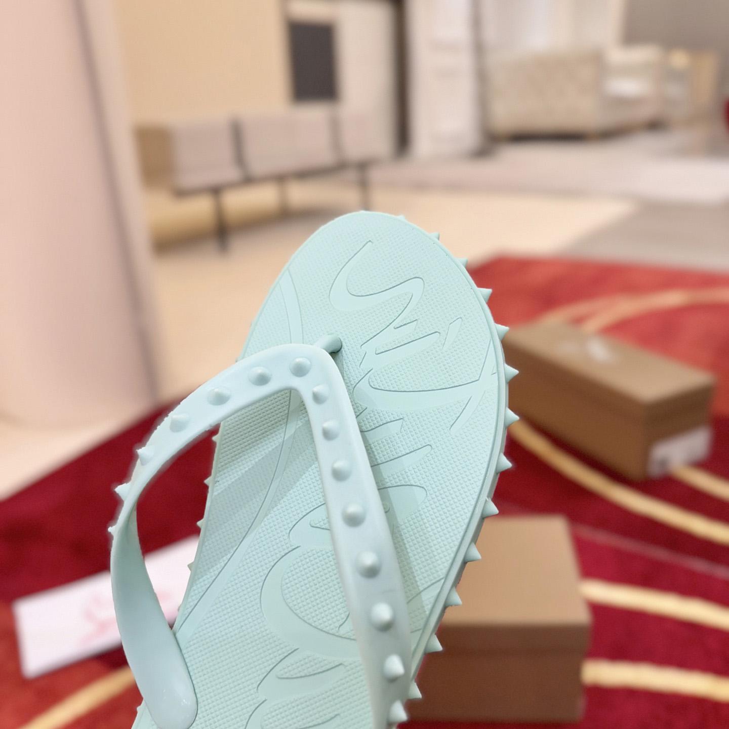 Christian Louboutin Super Loubi Flip Flops - DesignerGu