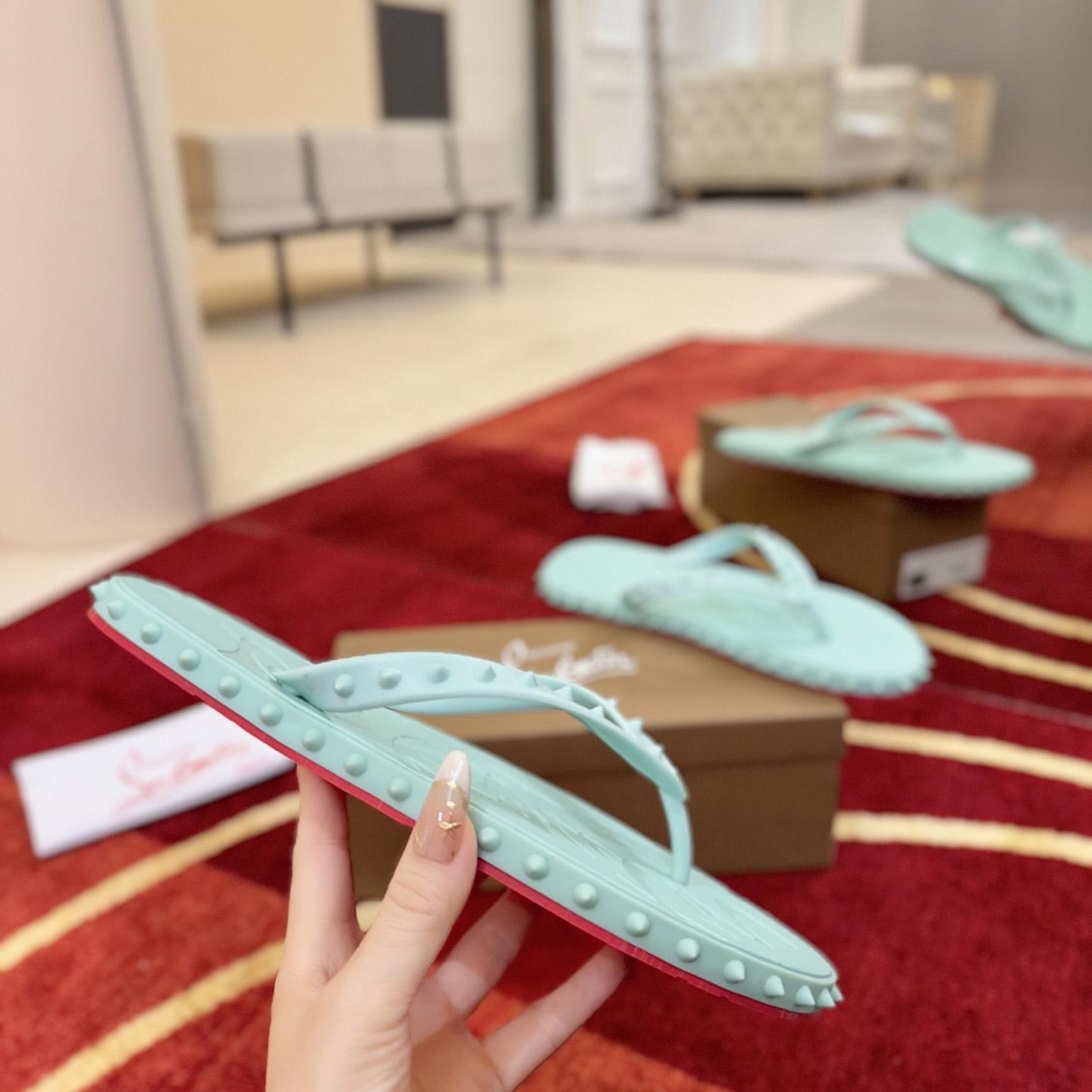 Christian Louboutin Super Loubi Flip Flops - DesignerGu
