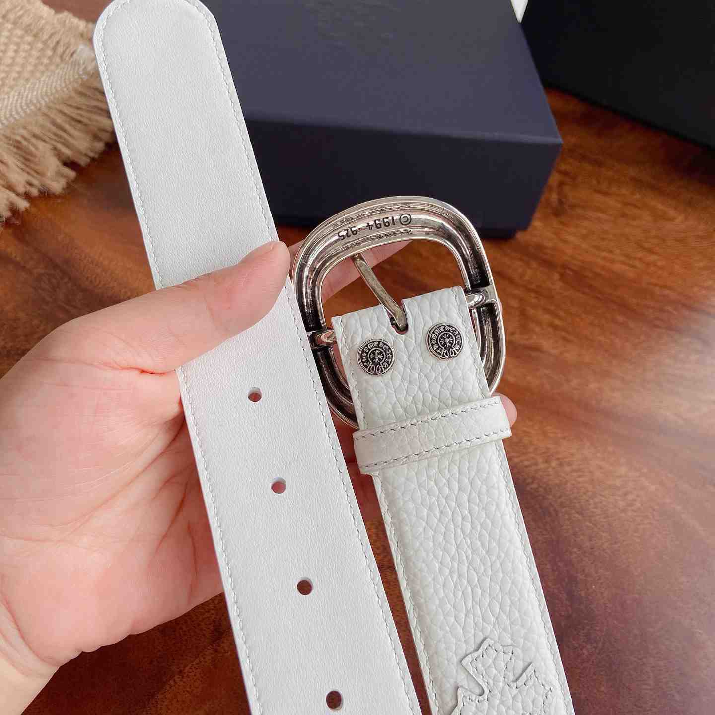 Chrome Hearts Leather Belt   - DesignerGu