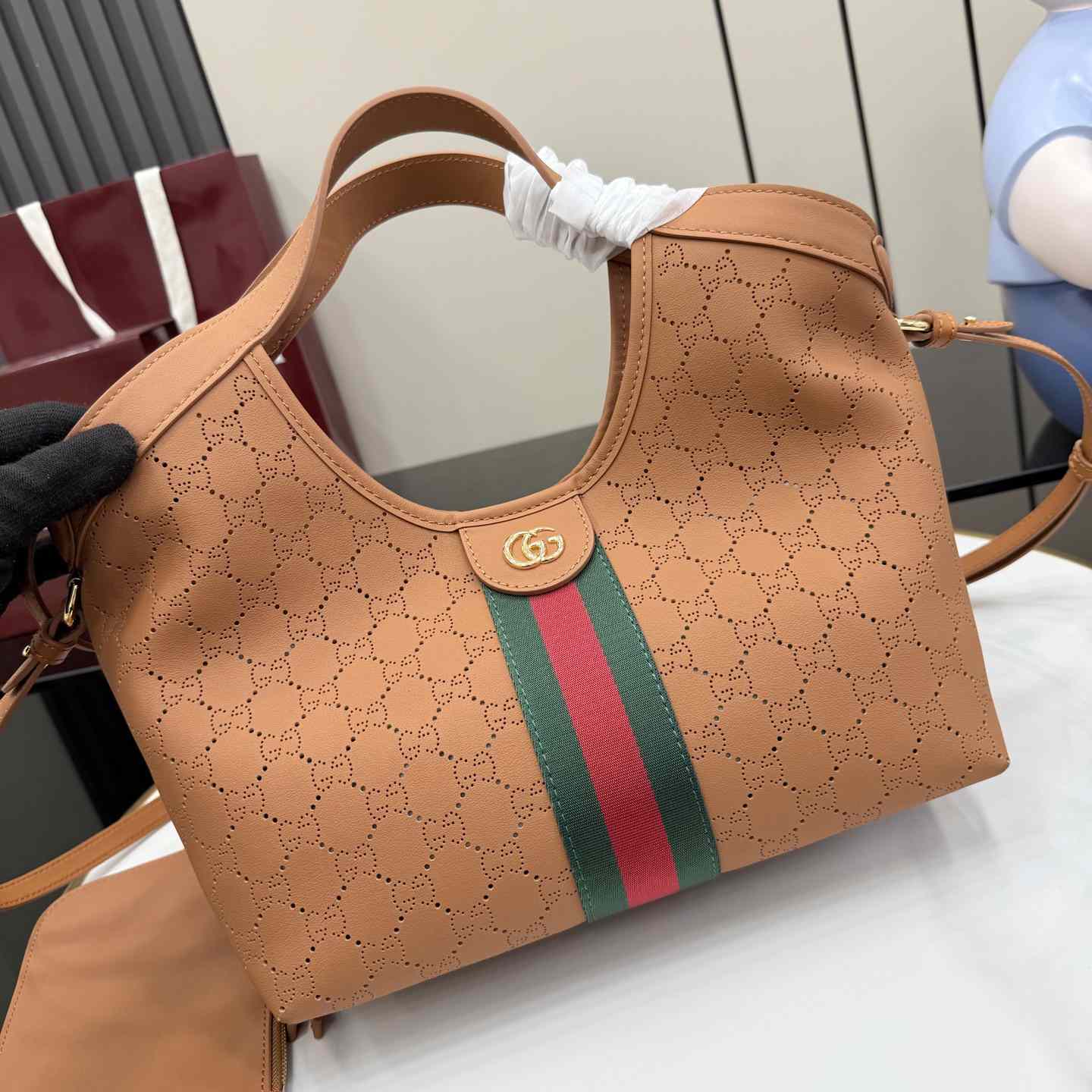 Gucci Giglio Small Tote Bag 860845 - DesignerGu